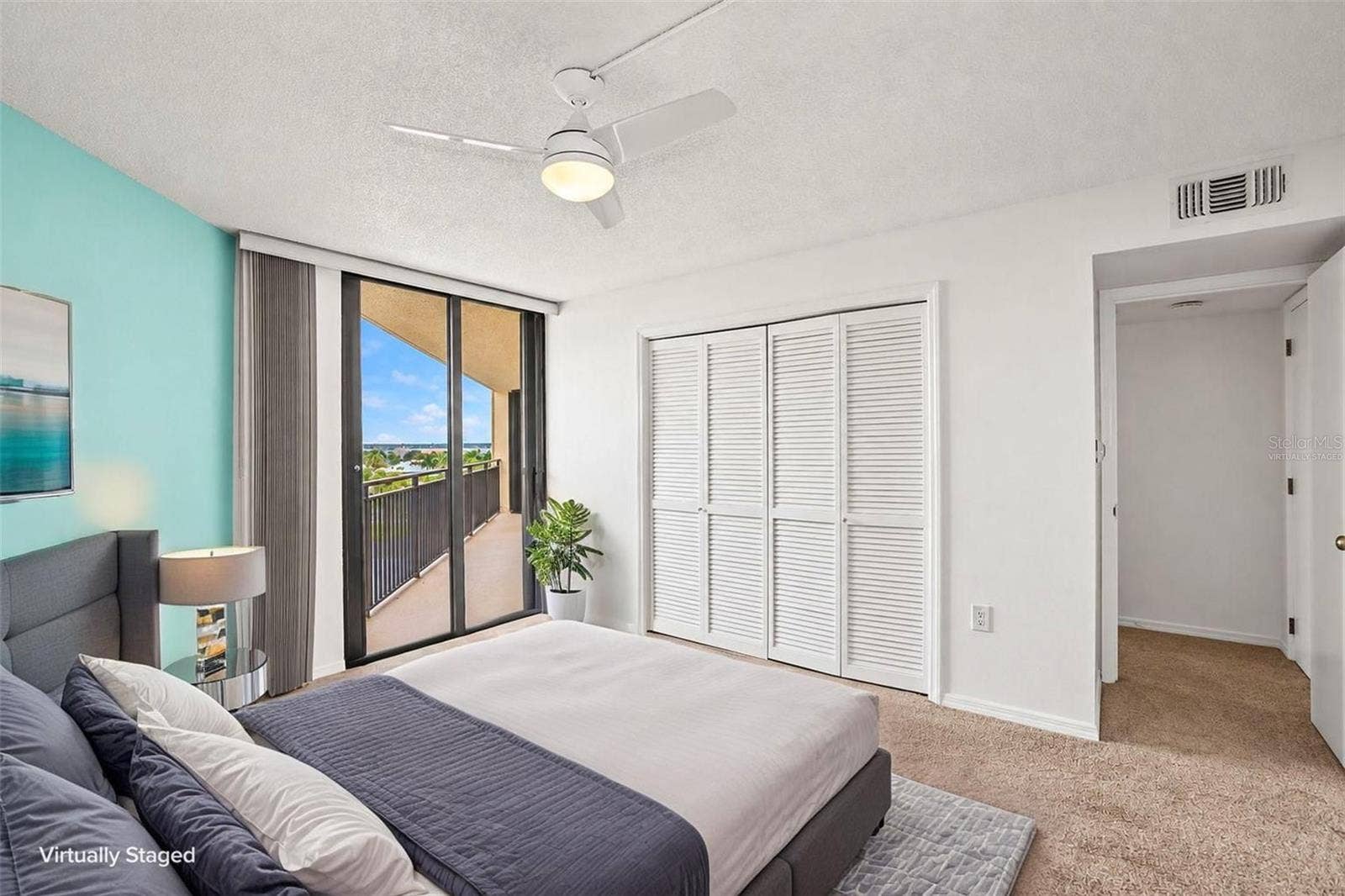 690 ISLAND WAY, #606, Clearwater, FL 33767 Guest bedroom furniture virtually staged