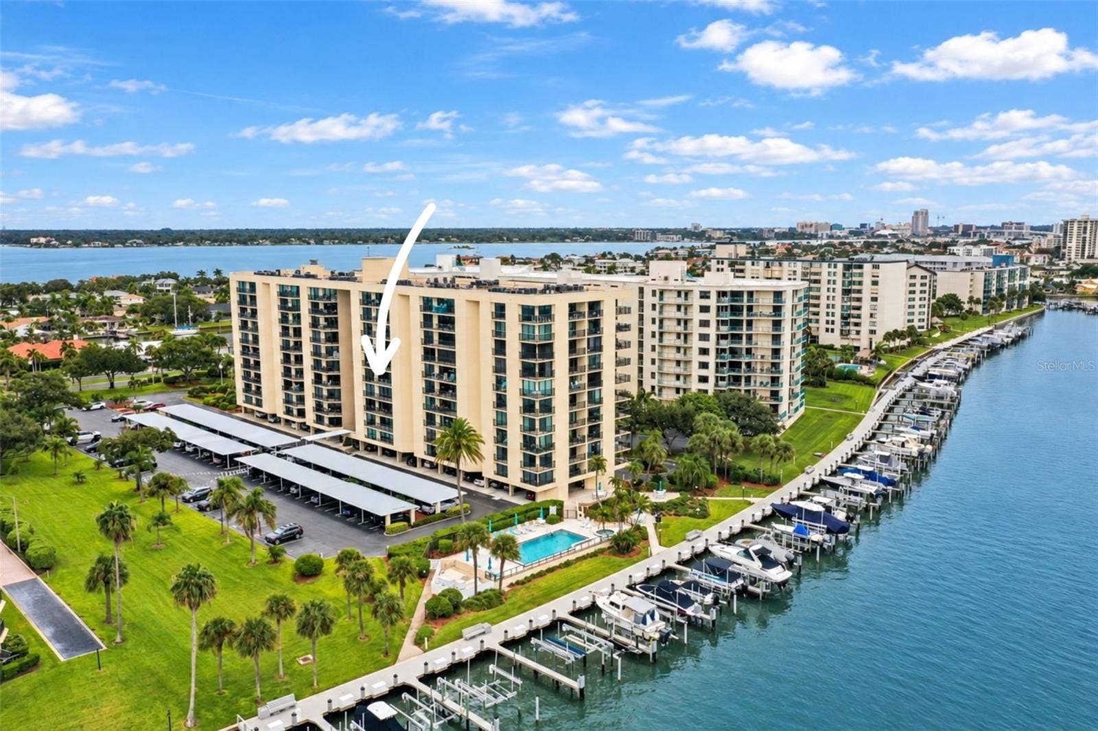 690 ISLAND WAY, #606, Clearwater, FL 33767 Overhead drone shot of this spectacular Clearwater, FL location. showing marina. Come and see for yourself!