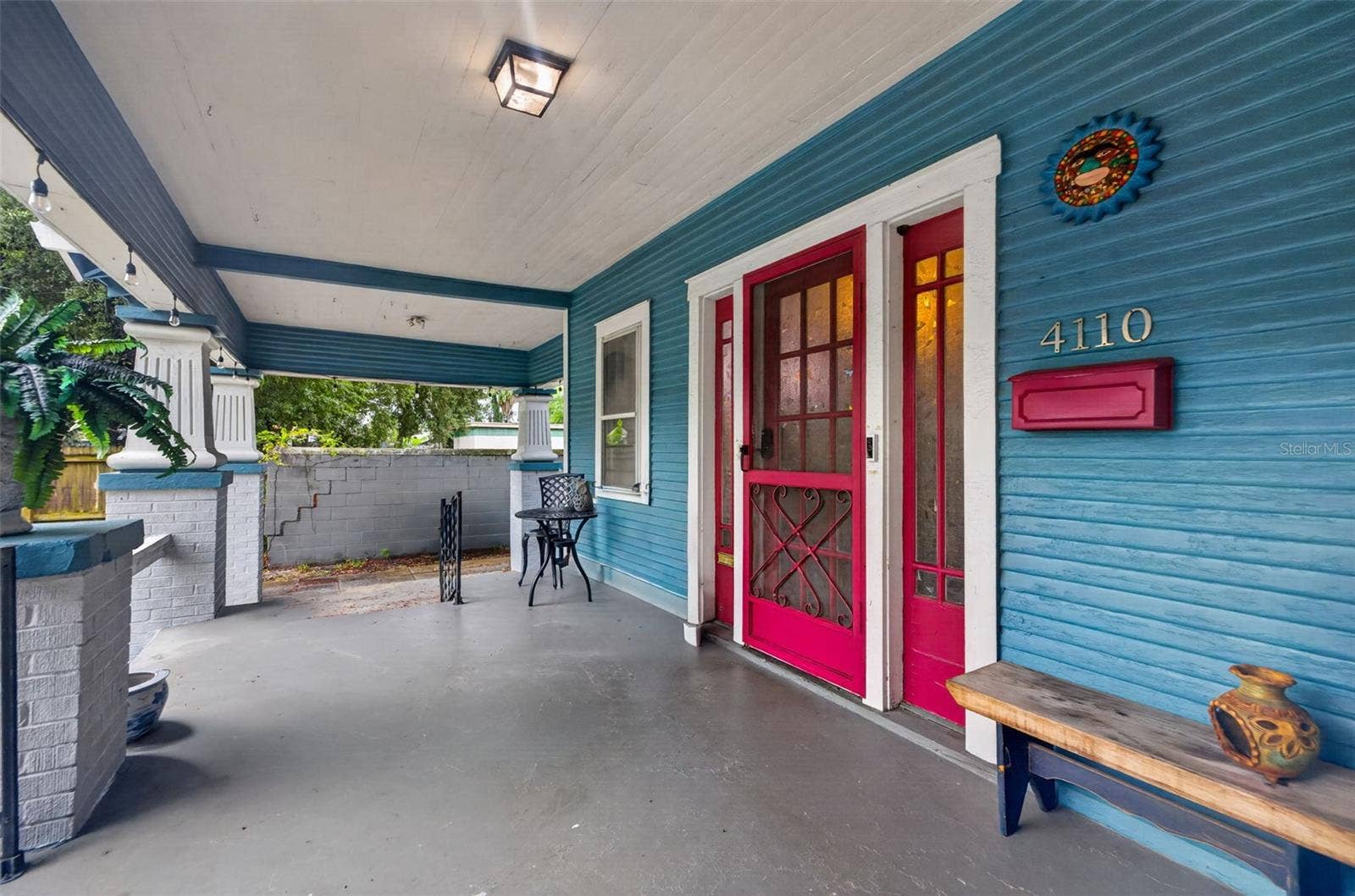 4110 N 9TH STREET, Tampa, FL 33603 Covered front porch