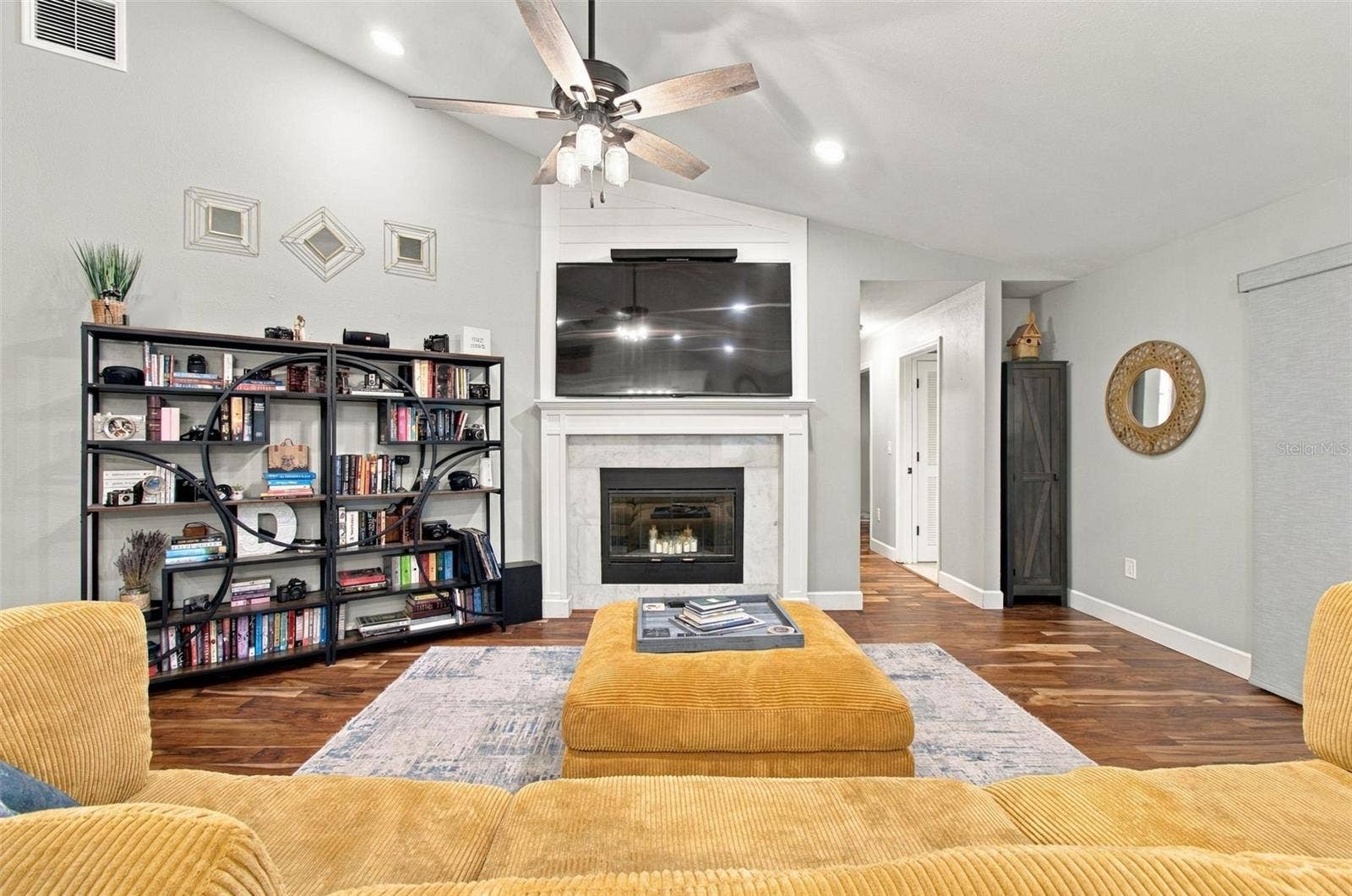 10810 SAILBROOKE DRIVE, Riverview, FL 33579 Wood burning fireplace in family room