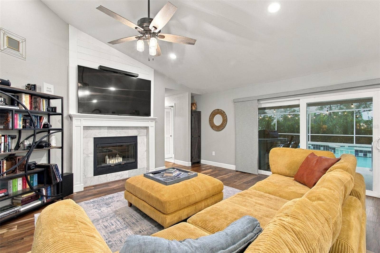 10810 SAILBROOKE DRIVE, Riverview, FL 33579 Wood burning fireplace in family room