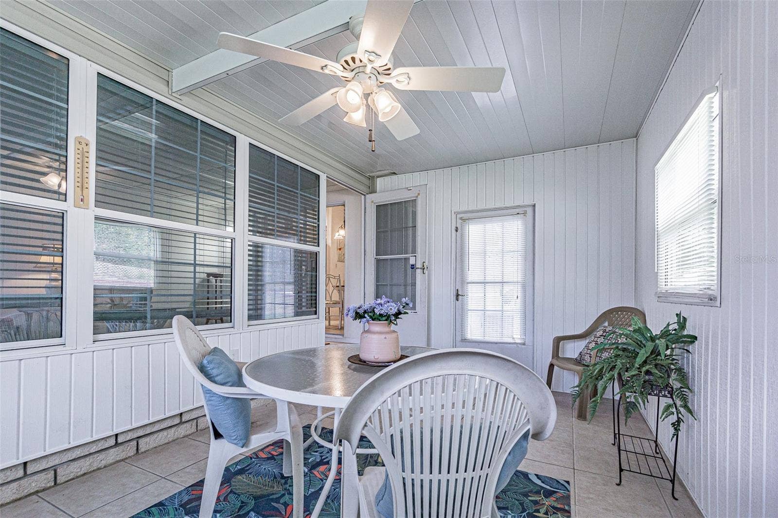 2nd Florida room with door to open patio