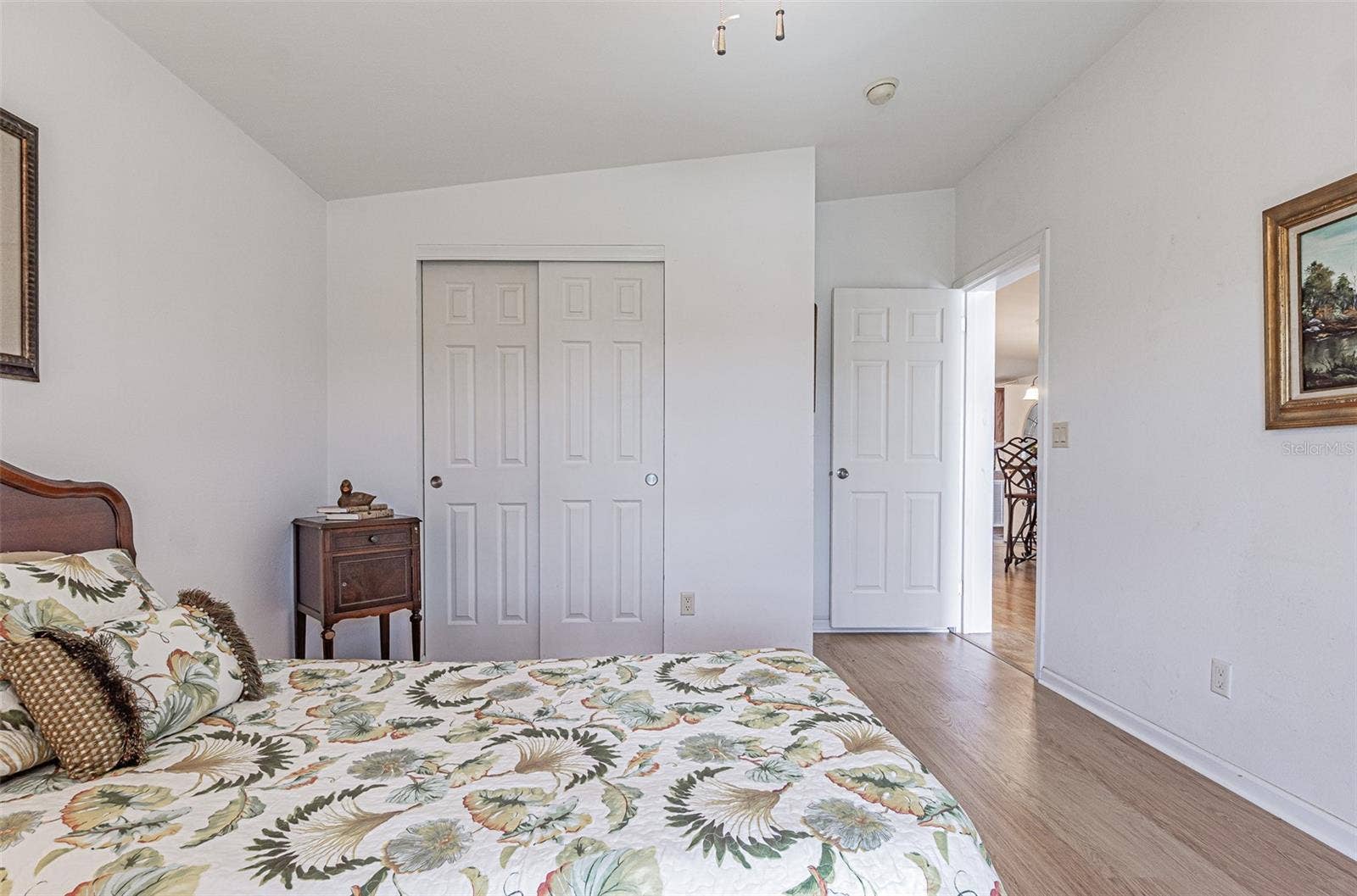 Guest bedroom at front of home