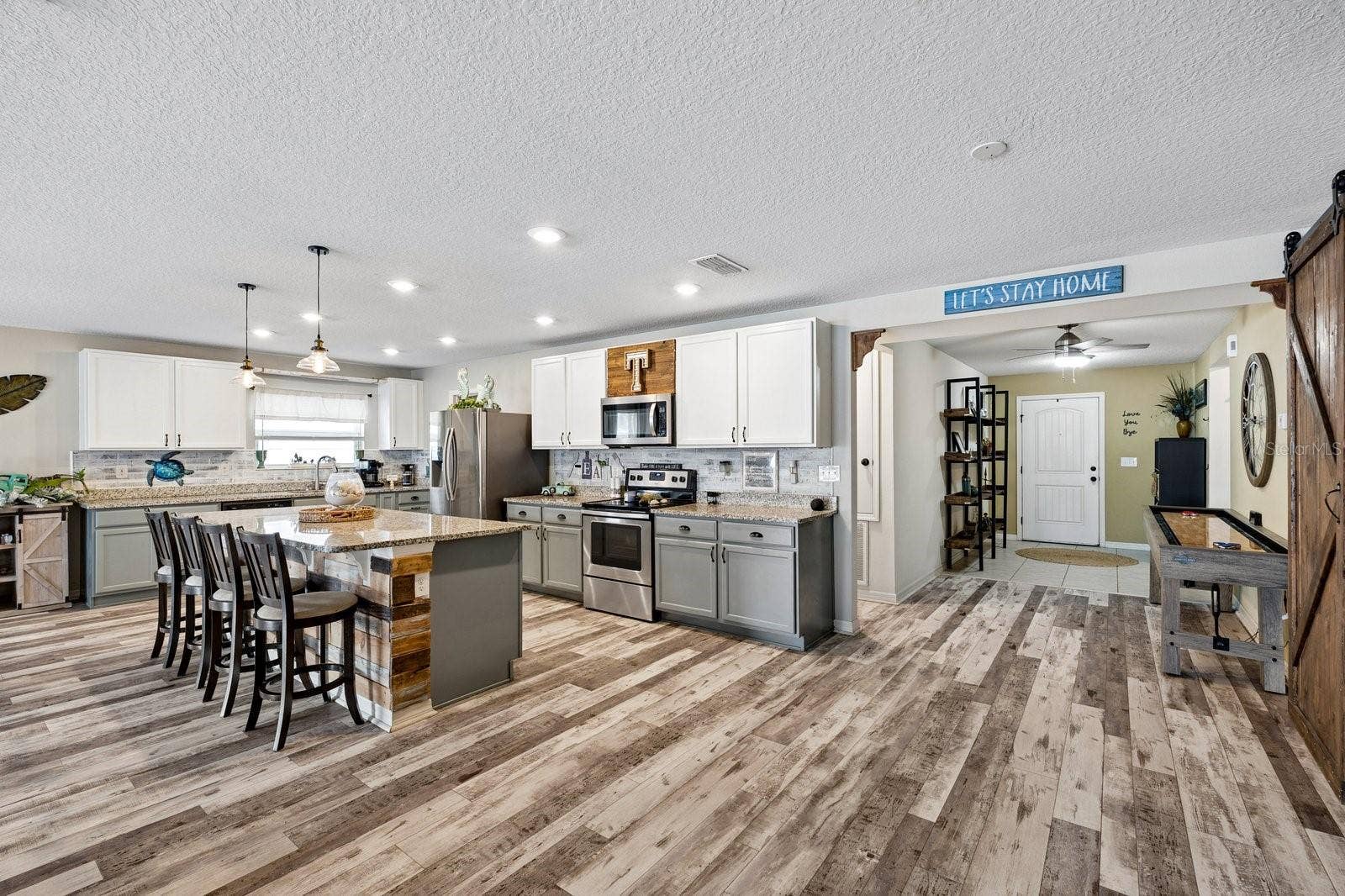 Kitchen and foyer view