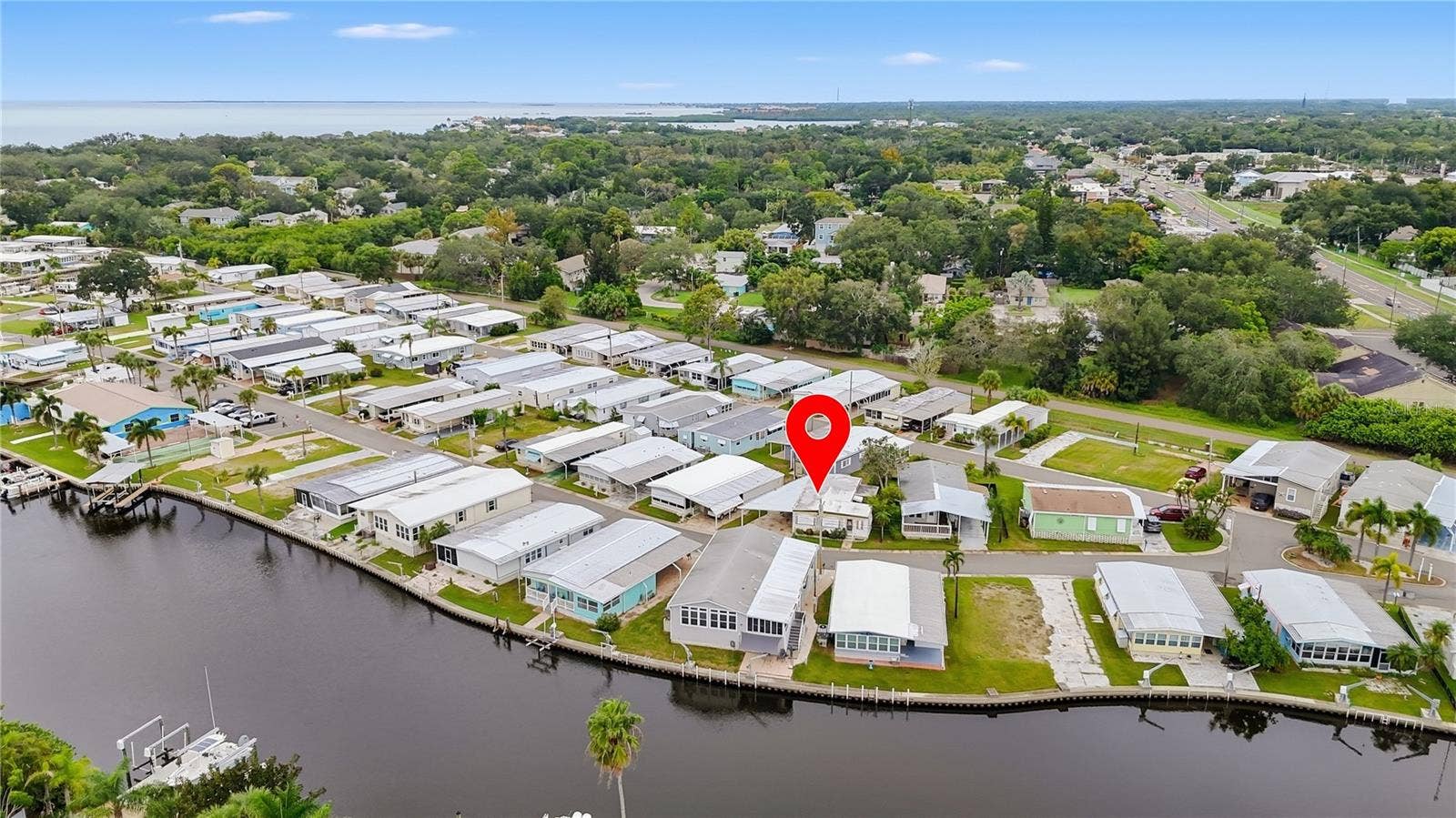 70 SCHOONER DRIVE, #70, Palm Harbor, FL 34683 Arial view