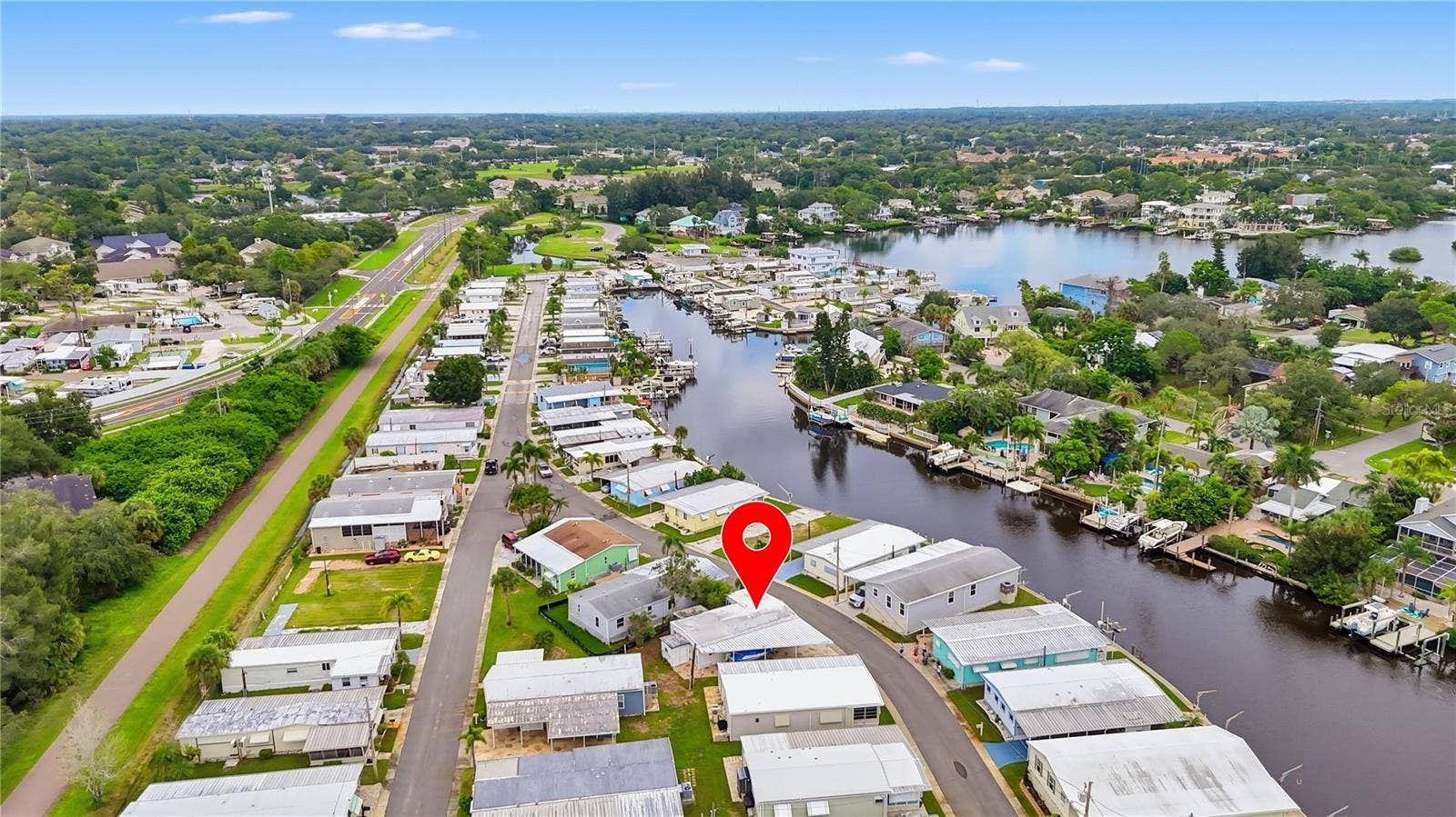 70 SCHOONER DRIVE, #70, Palm Harbor, FL 34683 Arial view
