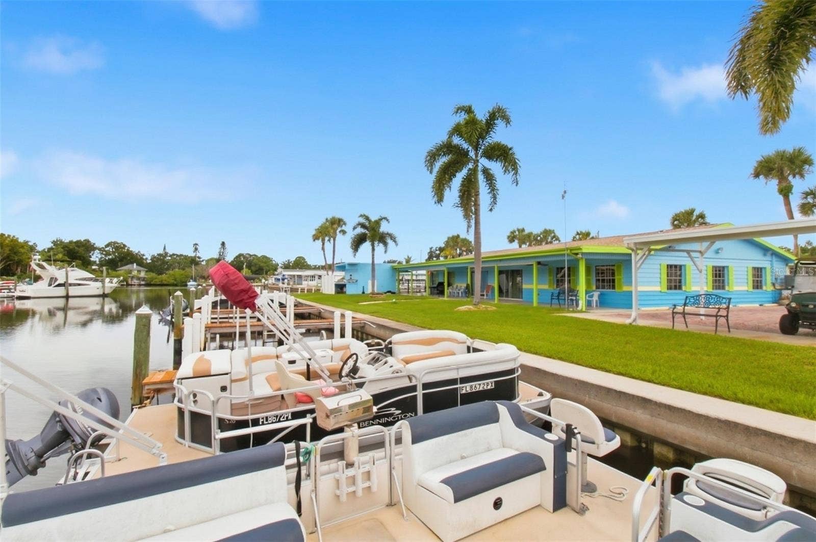 70 SCHOONER DRIVE, #70, Palm Harbor, FL 34683 Back of clubhouse from canal