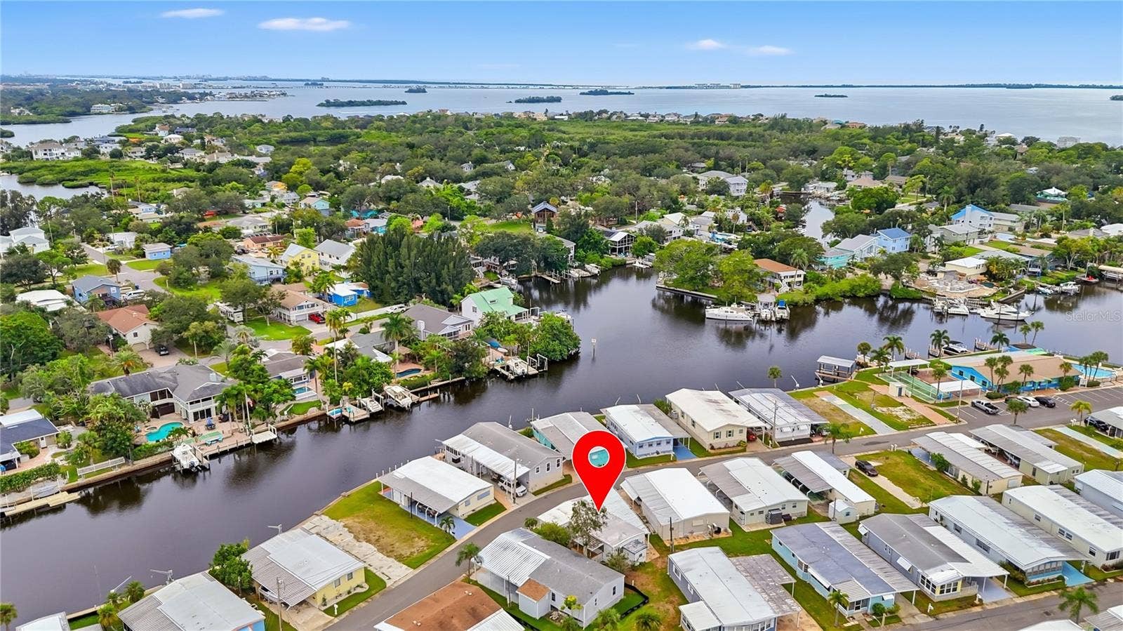 70 SCHOONER DRIVE, #70, Palm Harbor, FL 34683 Arial view