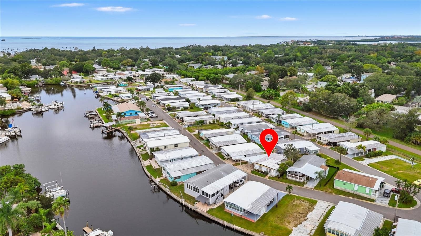 70 SCHOONER DRIVE, #70, Palm Harbor, FL 34683 Arial view
