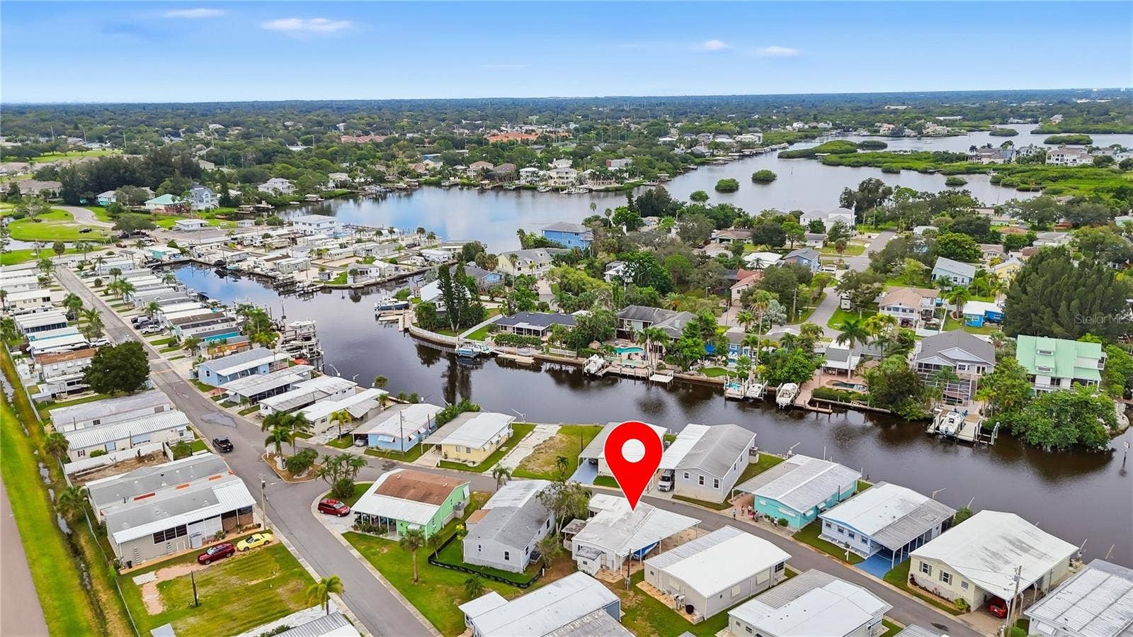 70 SCHOONER DRIVE, #70, Palm Harbor, FL 34683 Arial view