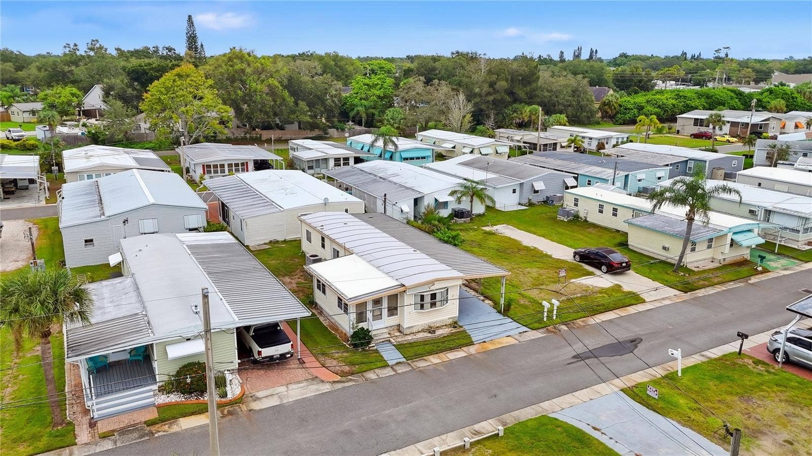 65 SCHOONER DRIVE, #65, Palm Harbor, FL 34683 Arial view of mobile home