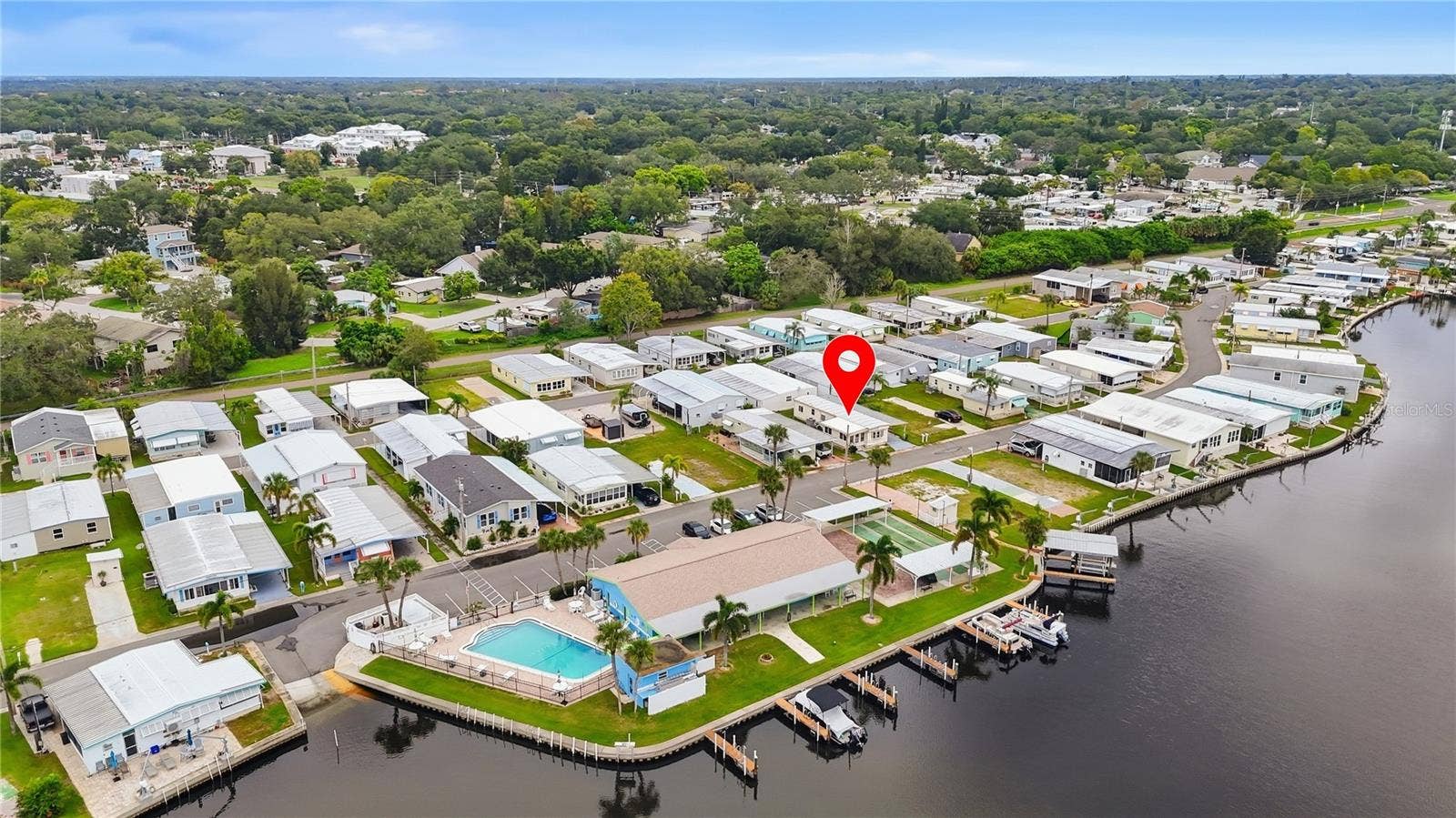 65 SCHOONER DRIVE, #65, Palm Harbor, FL 34683 Arial view