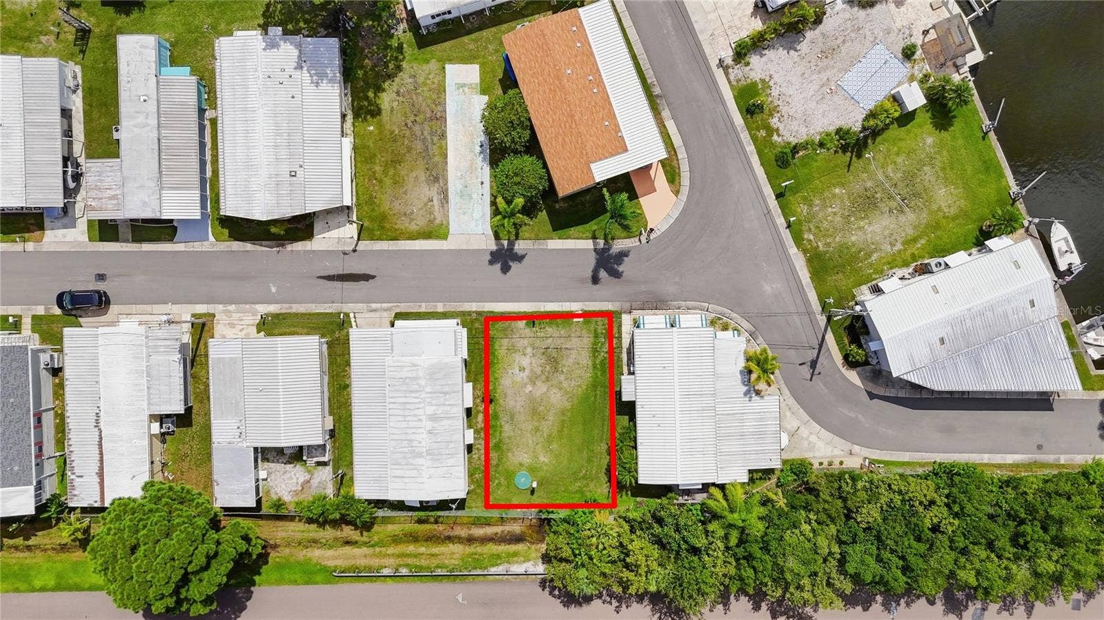 21 YAWL LANE, #21, Palm Harbor, FL 34683 Top Down of Empty Lot