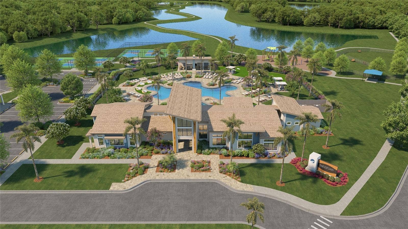 16813 HARMONY RIVER LANE, Parrish, FL 34219 Amenity Aerial