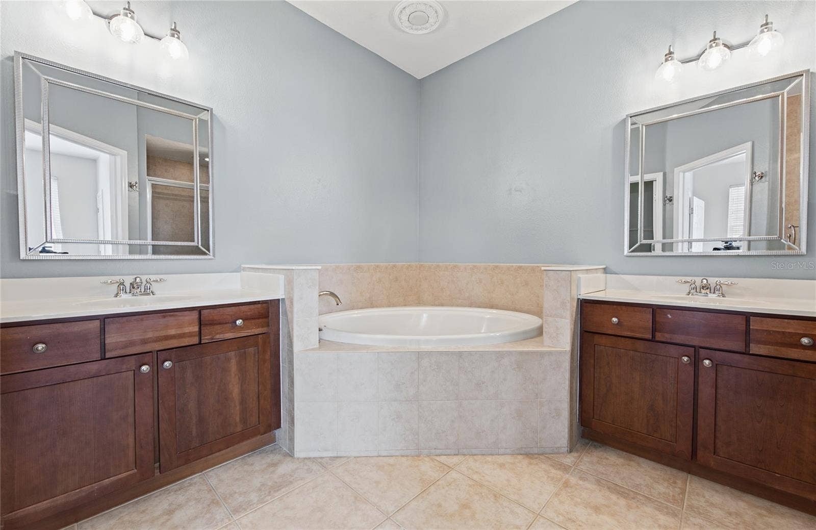 1146 VENETIAN HARBOR DRIVE NE, St Petersburg, FL 33702 new mirrors and lighting garden tub