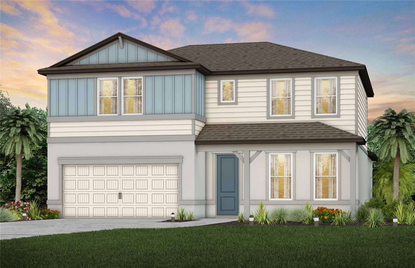 5326 OLDBAY TERRACE, Parrish, FL 34219 Exterior Rendering, Elevation CO2