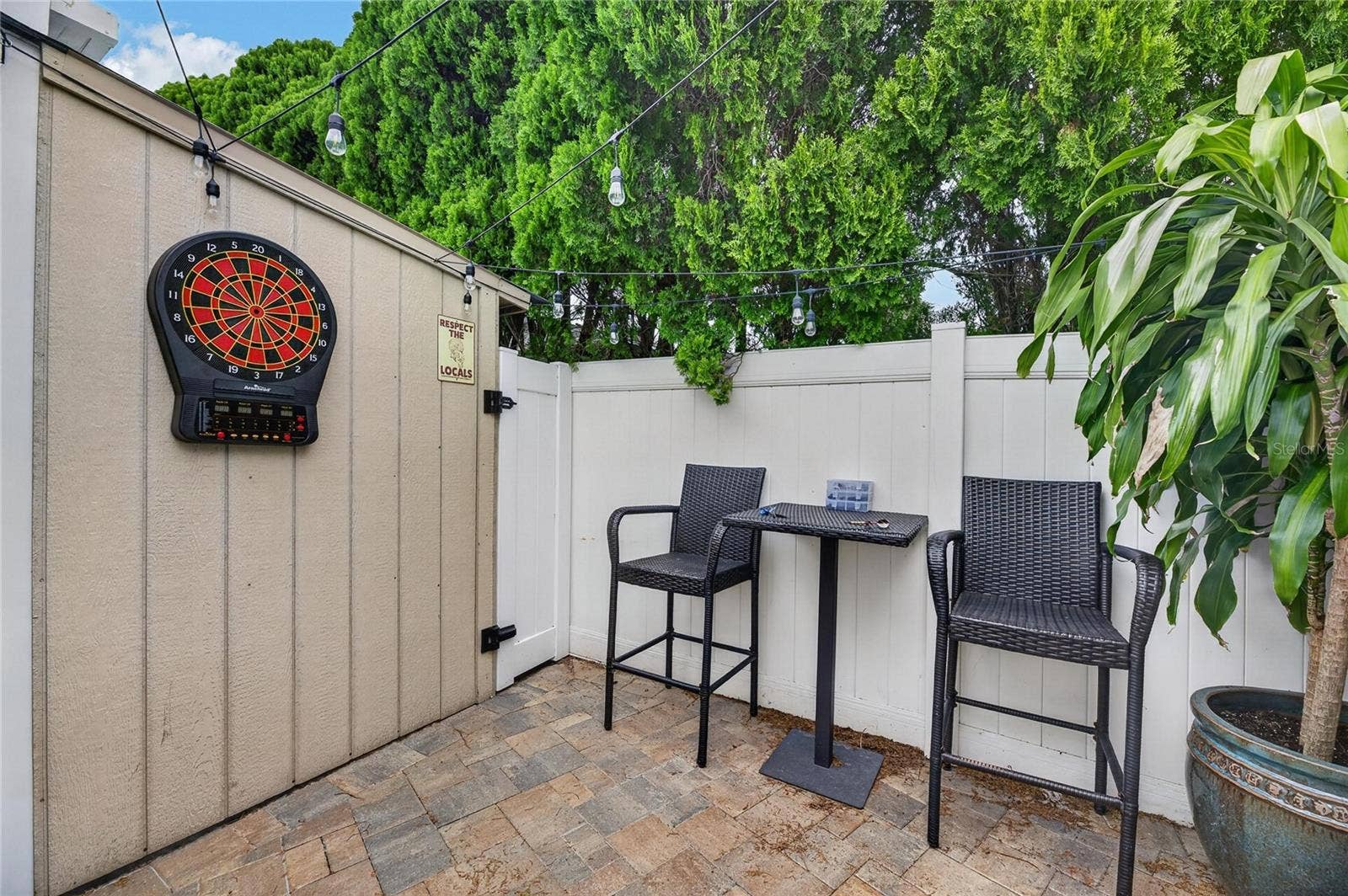 "Open Air" Patio #1 Adjacent To The Detached Office!