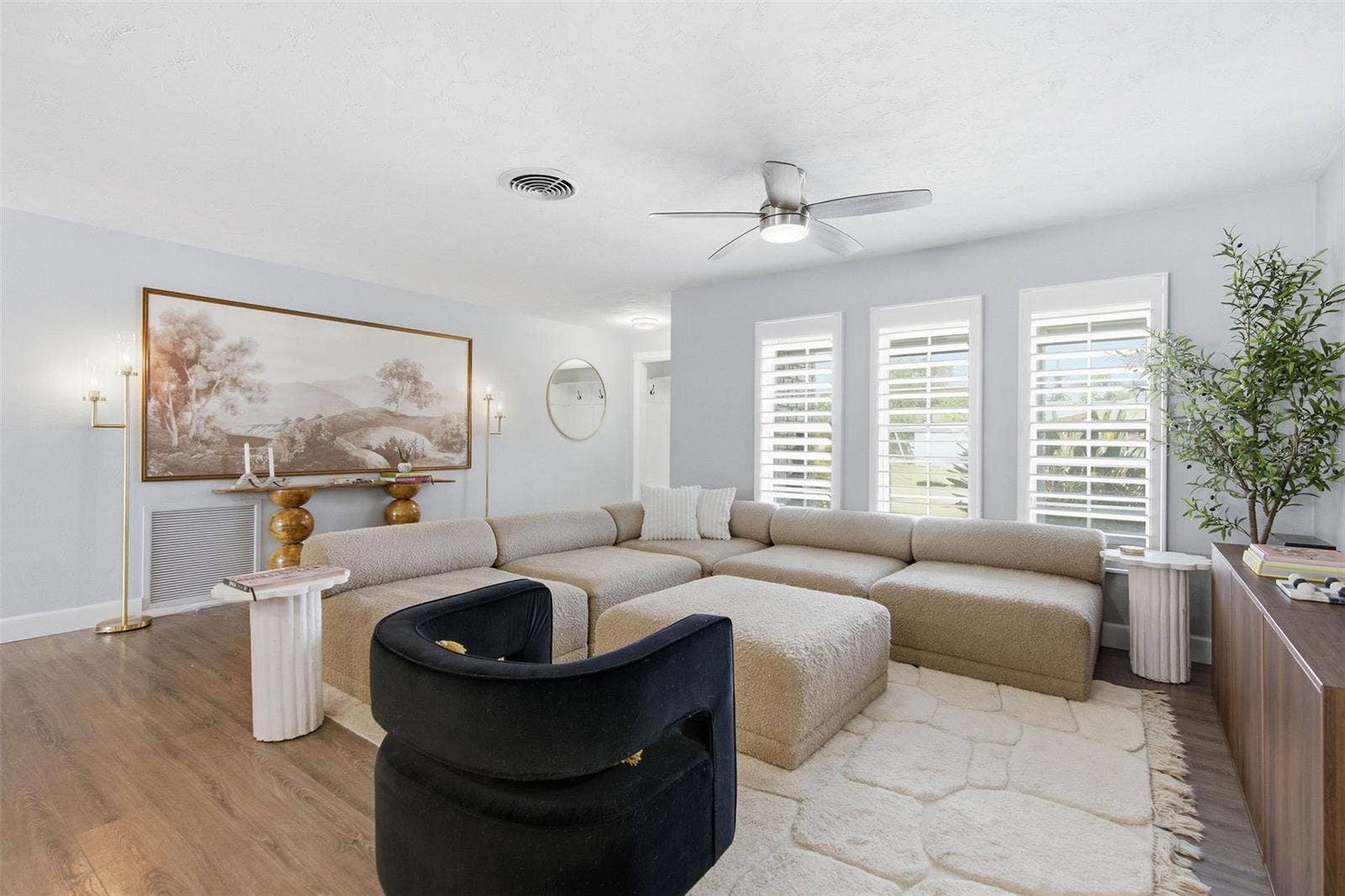 1700 63RD TERRACE S, St Petersburg, FL 33712 Beautiful Living Room With Open Floor Plan