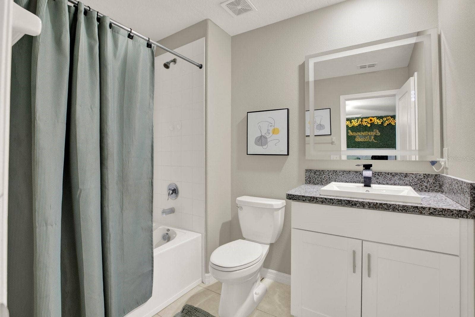 In-suite bathroom