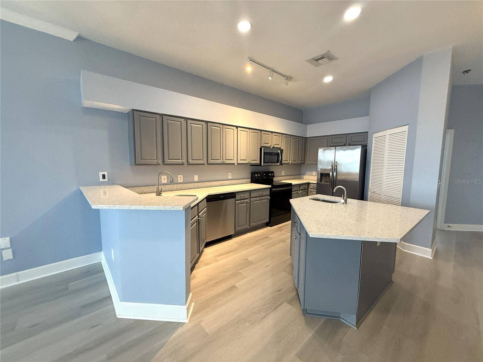 Kitchen with Double Sinks