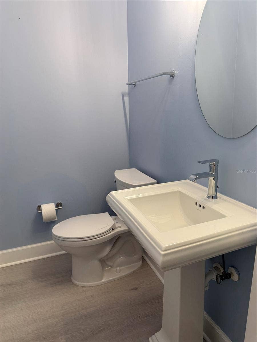1/2 Bath on Main Floor