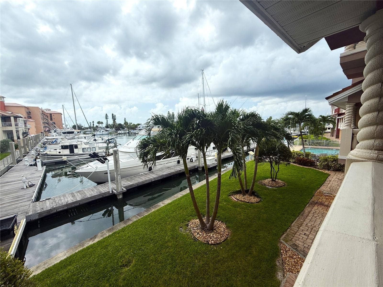Living Room Balcony Facing the Water