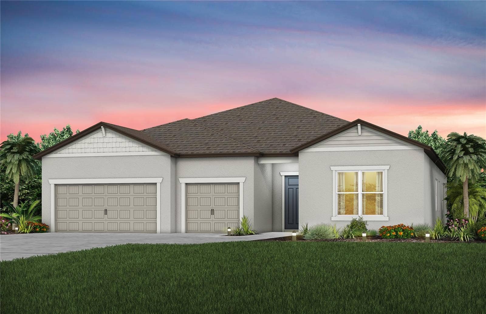 8493 SW 64TH STREET ROAD, Ocala, FL 34481 Exterior Rendering, Elevation C1