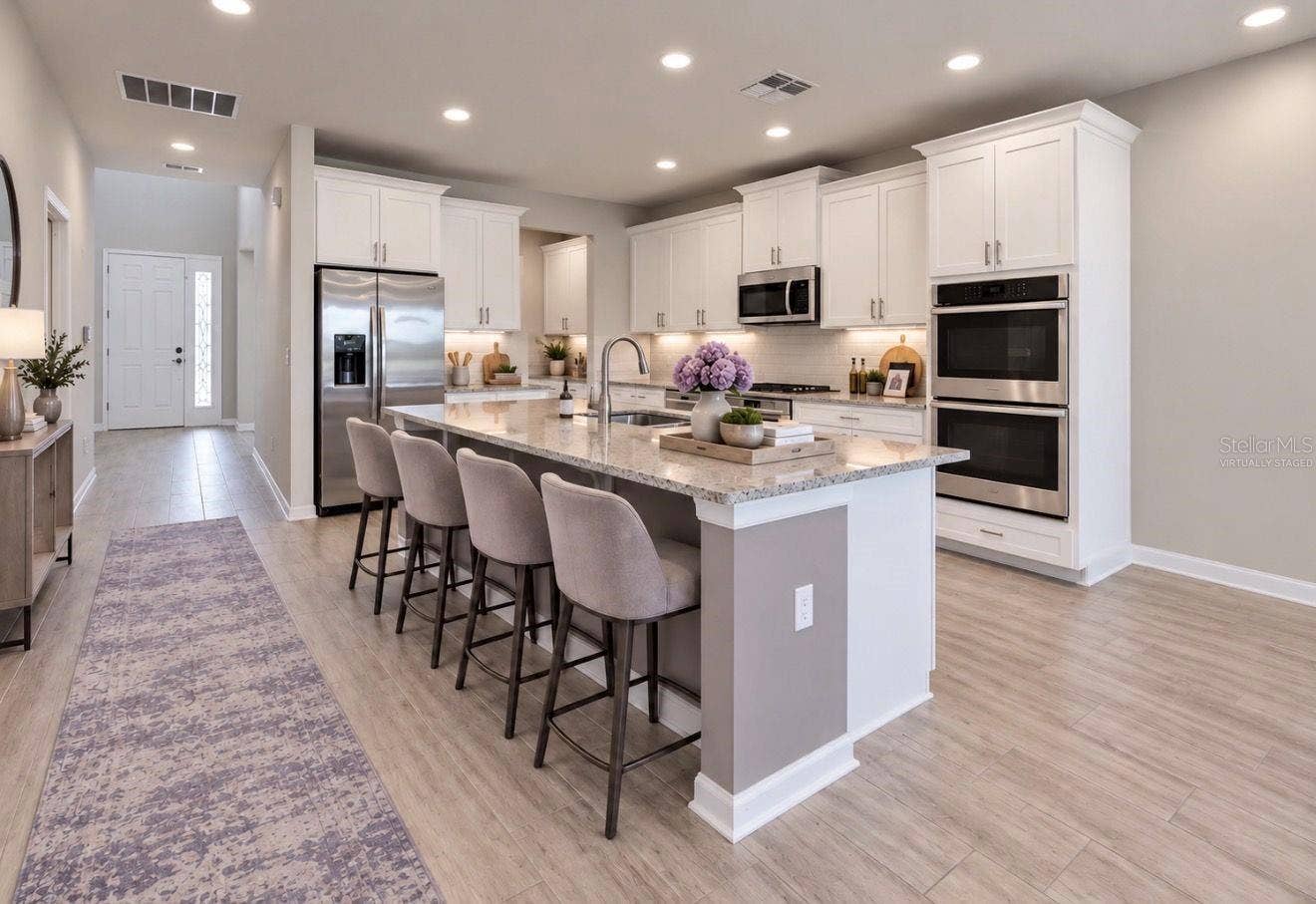 3179 MARINE GRASS DRIVE, Wimauma, FL 33598 Kitchen. Virtually Staged