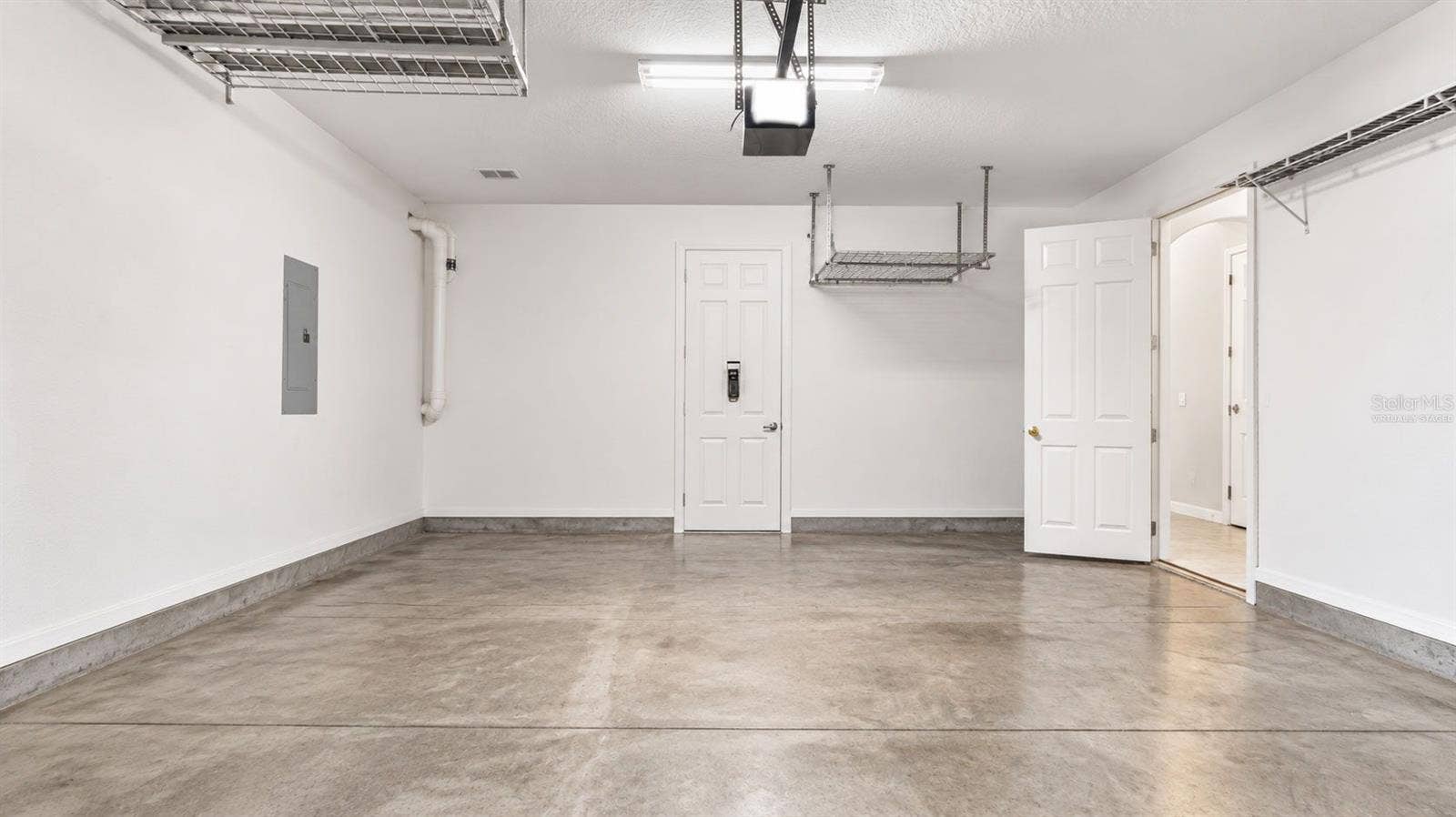 Virtually Staged-Garage-Upper Storage Throughout