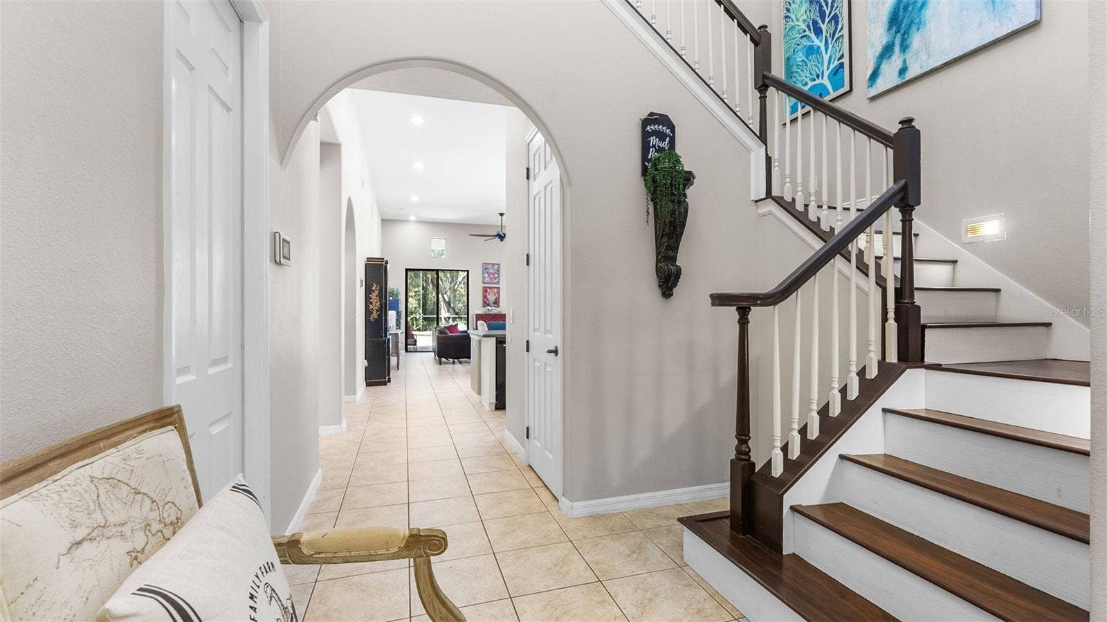 Staircase To Second Floor