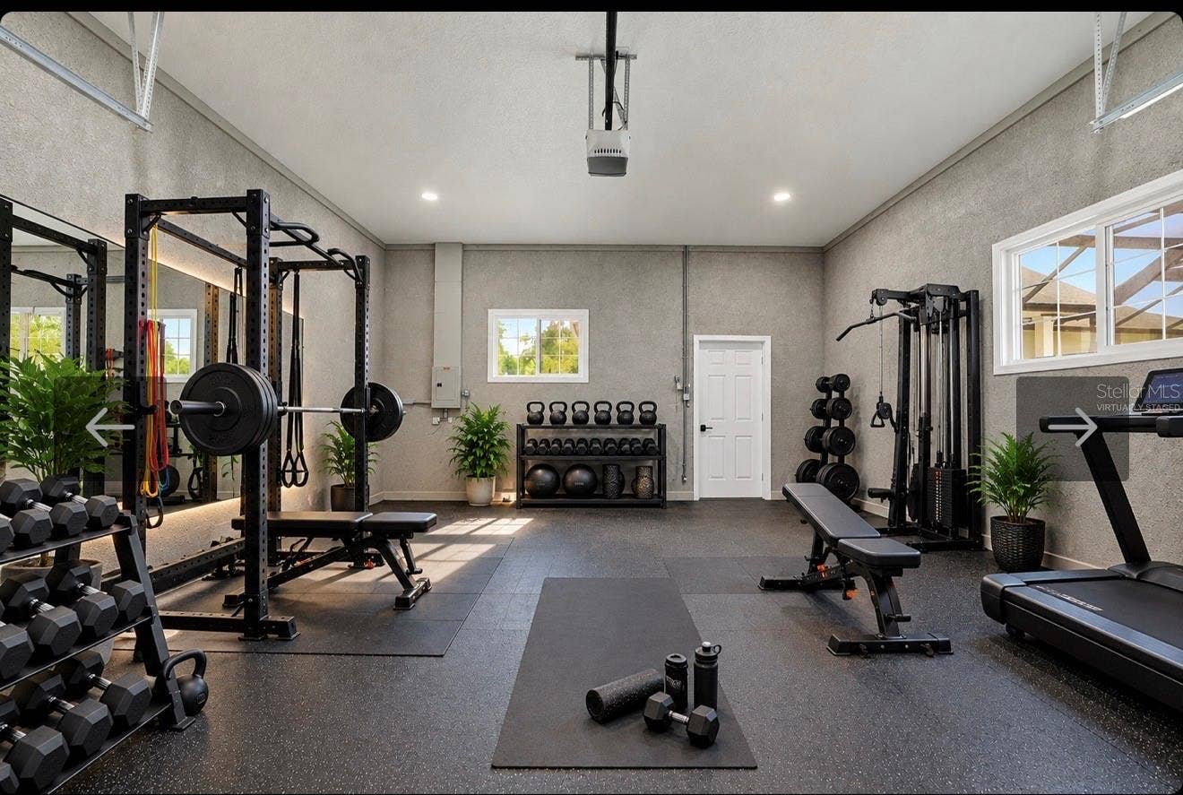 608 4TH STREET SW, Largo, FL 33770 Virtually Staged - turn the detached garage into a home gym