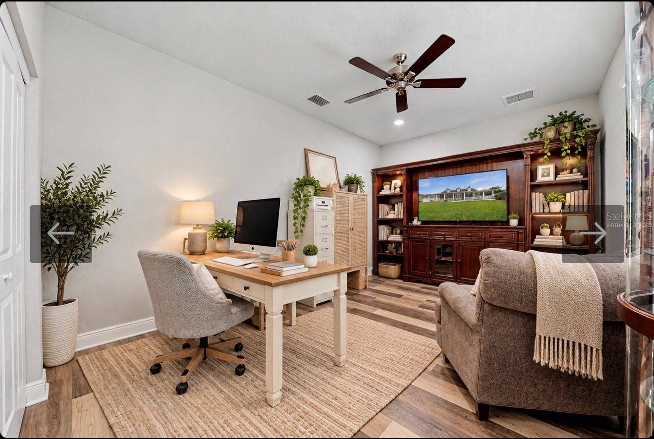608 4TH STREET SW, Largo, FL 33770 Virtually staged home office