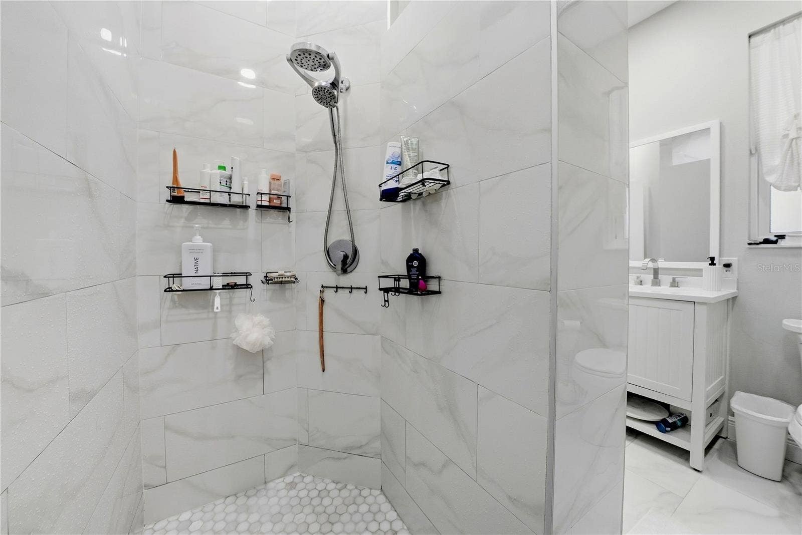 608 4TH STREET SW, Largo, FL 33770 Primary Bath / beautiful walk in shower