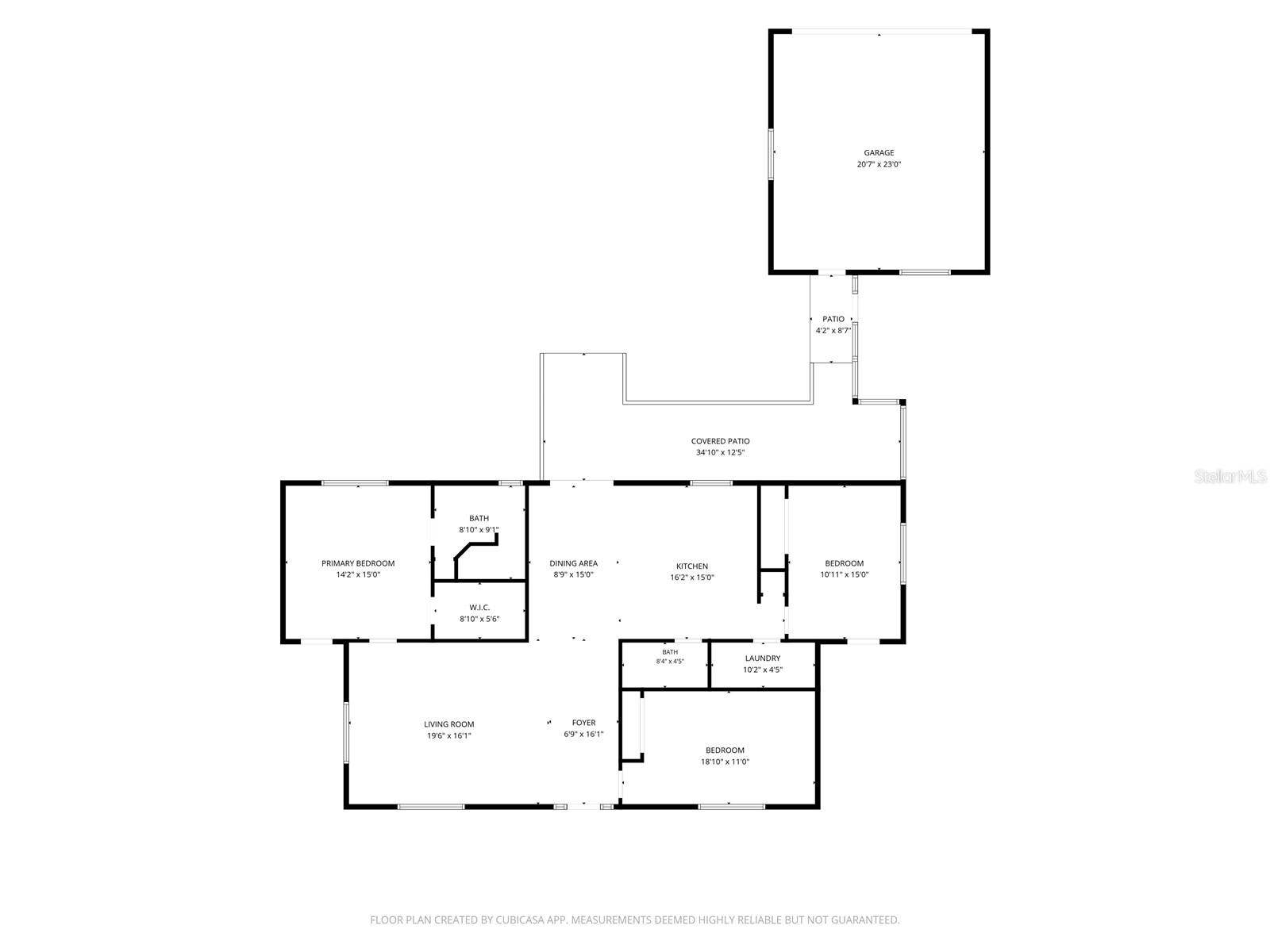 608 4TH STREET SW, Largo, FL 33770 Floor plan