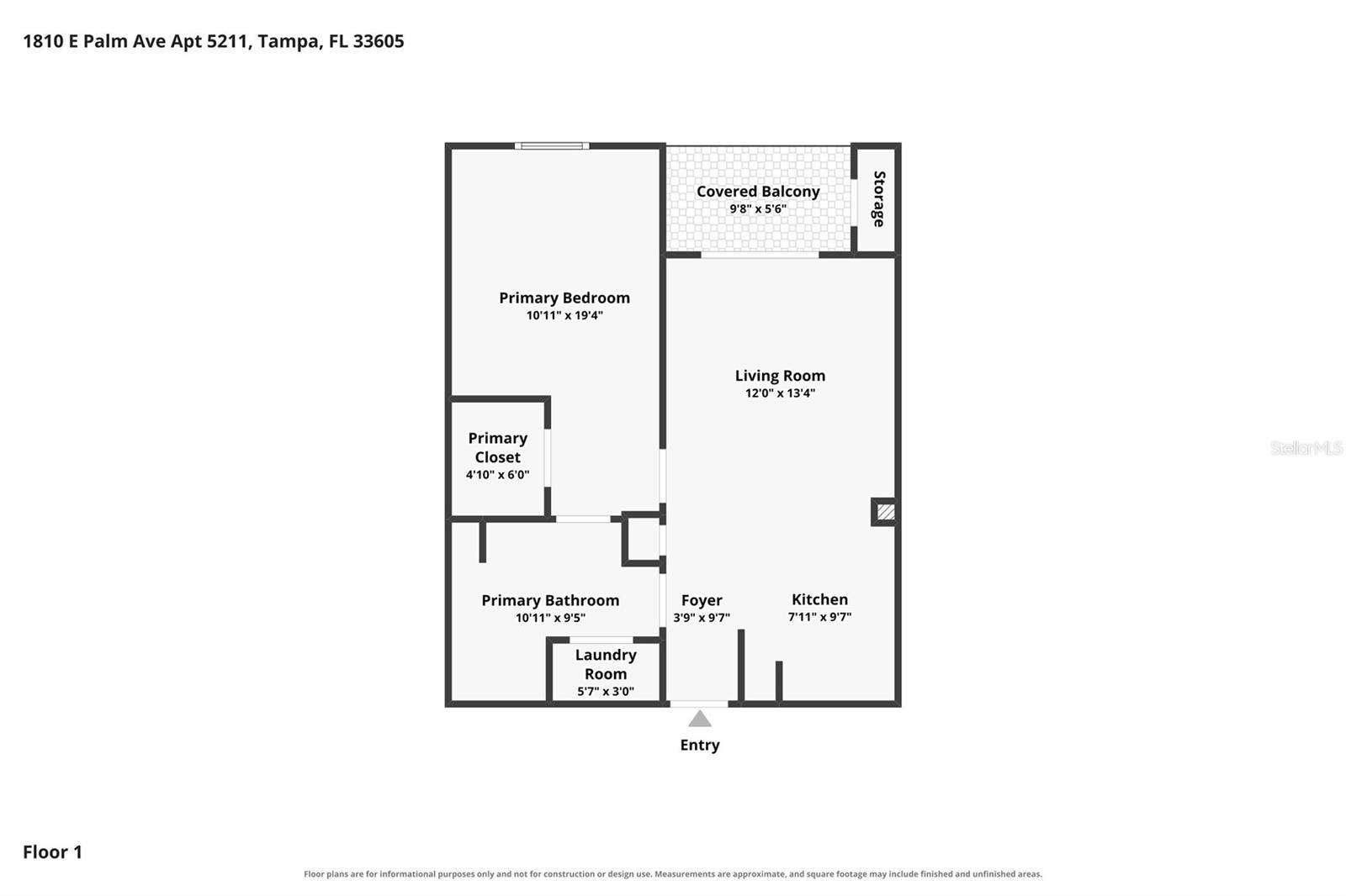 1810 E PALM AVENUE, #5211, Tampa, FL 33605