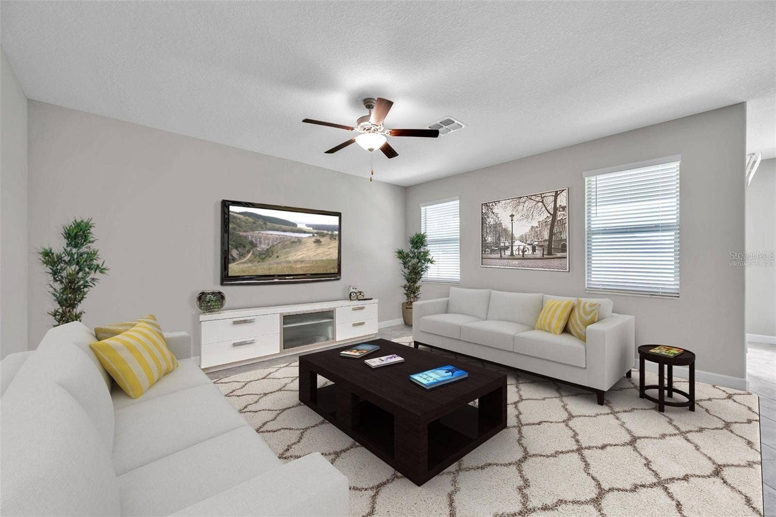 11412 FRESHWATER RIDGE DRIVE, Riverview, FL 33569 family room - virtually staged