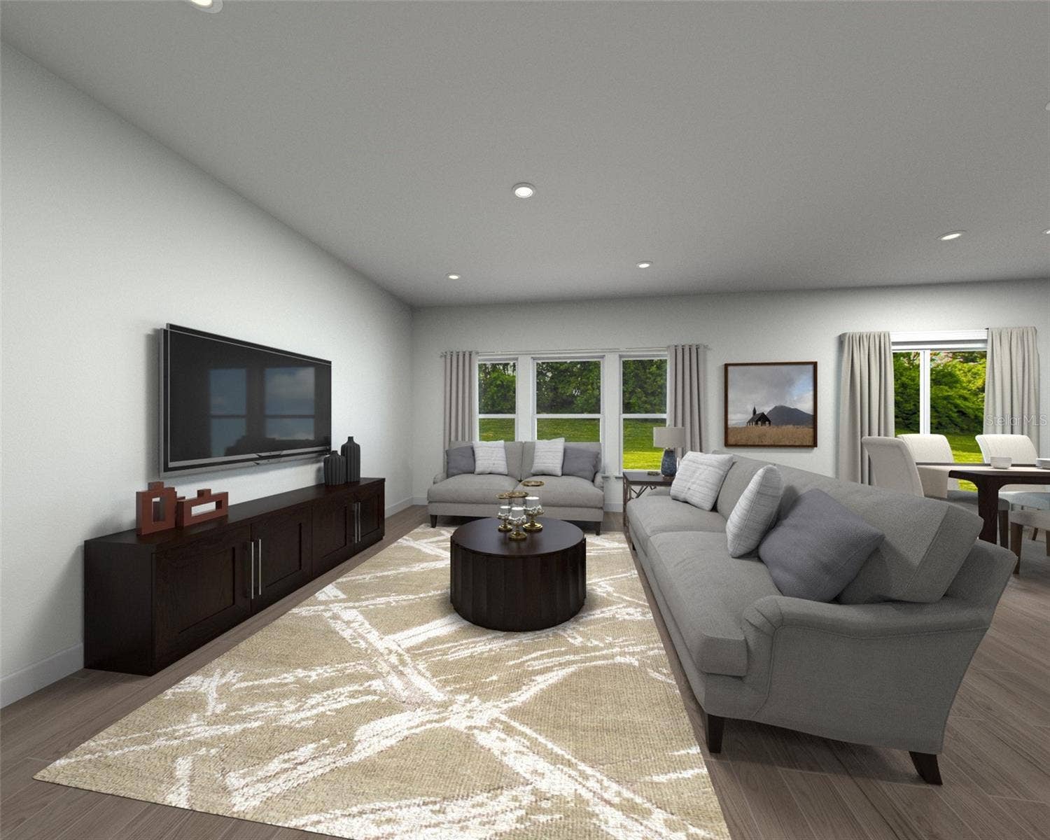 Discover the perfect combination of comfort and modern design in Crosswinds. This thoughtfully crafted floorplan features four spacious bedrooms and two full baths, offering plenty of room for family, guests, or a home office. The open-concept kitchen flows effortlessly into the dining area and great room, creating a bright and welcoming space that's ideal for both everyday living and entertaining. Designed with flexibility and convenience in mind, this home provides the perfect setting for gathering with loved ones, creating lasting memories, and enjoying all the comforts of home.
