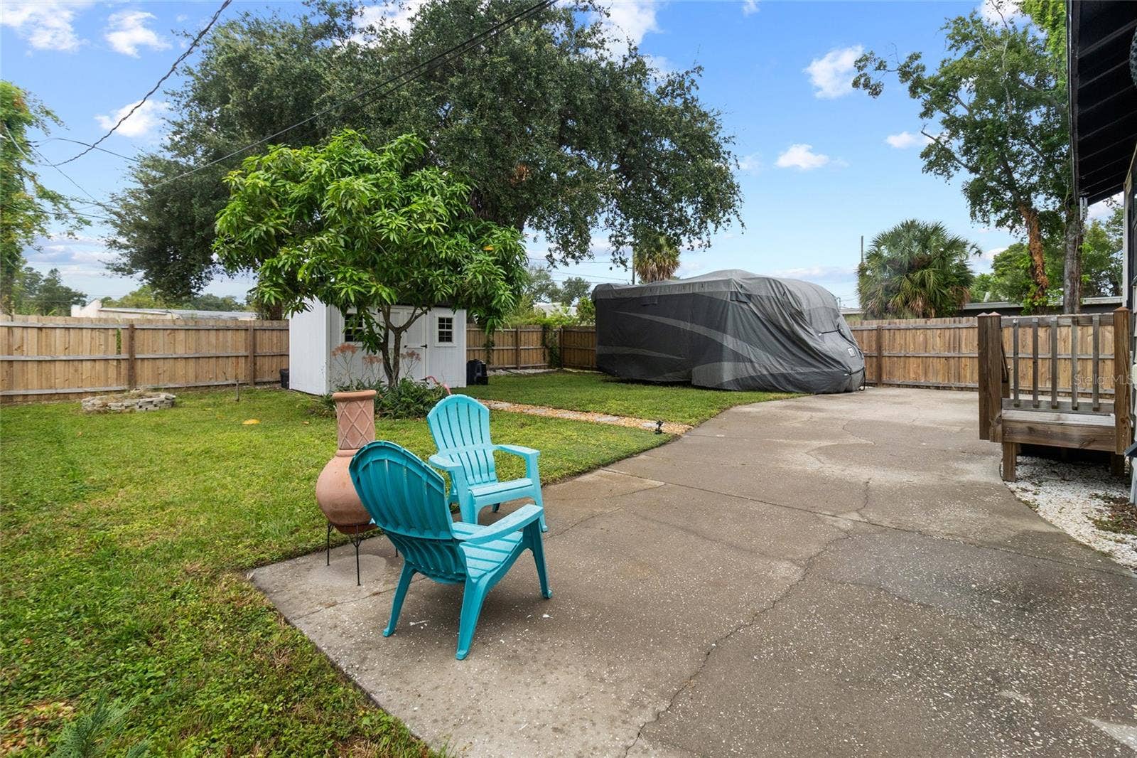 2243 HIGHLAND STREET S, St Petersburg, FL 33705 Great for entertaining! Backyard patio and firepit!