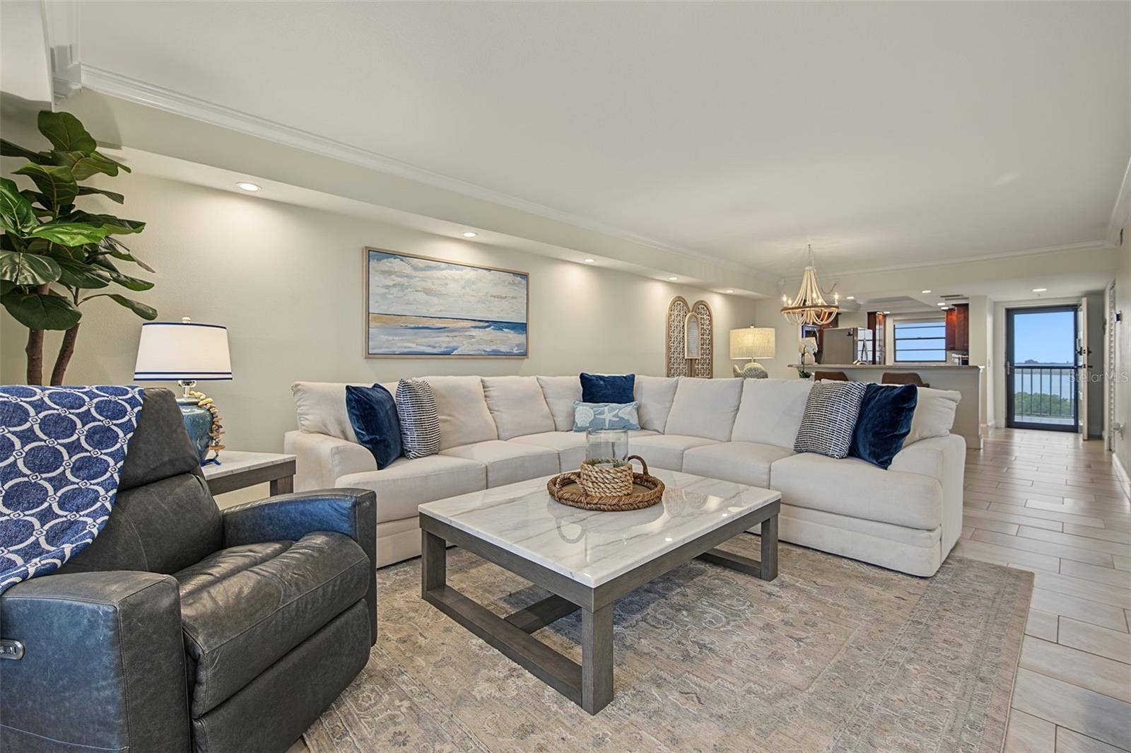 19531 GULF BOULEVARD, #604, Indian Shores, FL 33785 Back into the wonderfully renovated Living room