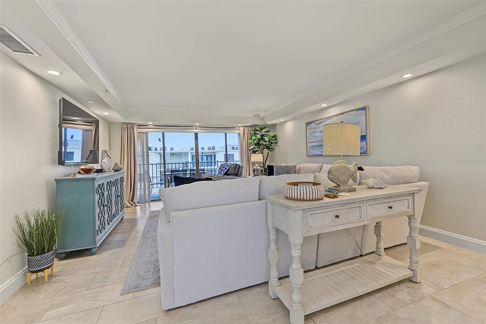 19531 GULF BOULEVARD, #604, Indian Shores, FL 33785 LED, Recessed lighting in the Living area.