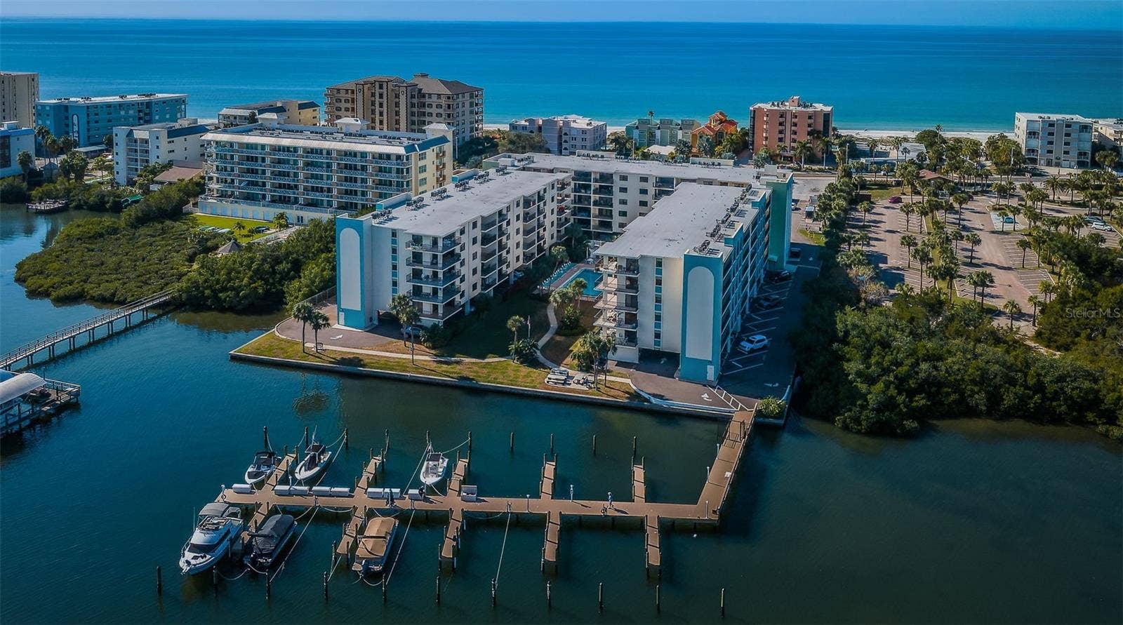 19531 GULF BOULEVARD, #604, Indian Shores, FL 33785 Golden Shores Condos with Community Boat Slips, Inground Pool & Spa and right on the Waterfront!