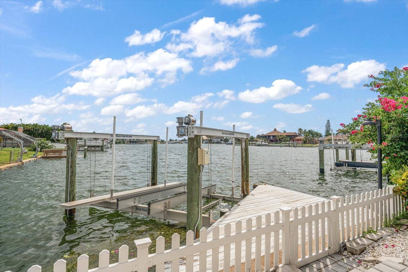 650 64TH AVENUE, St Pete Beach, FL 33706 Dock with 10,000 lb. Boat Lift