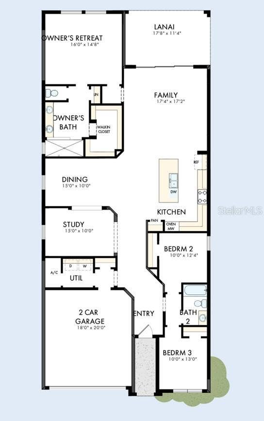 5410 KNOTTY OAK STREET, Mount Dora, FL 32757 Floor Plan