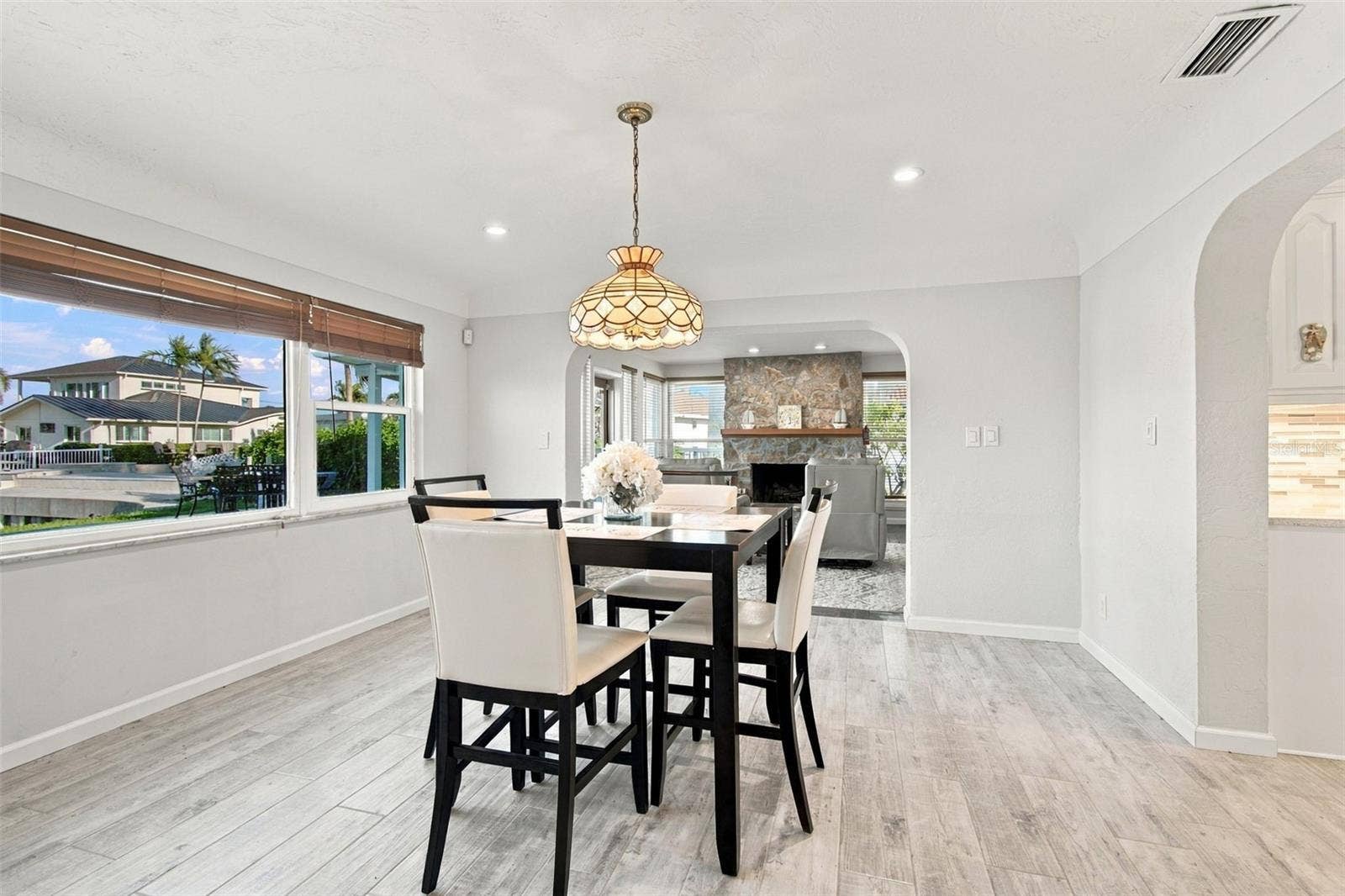 11975 7TH STREET E, Treasure Island, FL 33706 Breakfast Area with Stunning Water Views