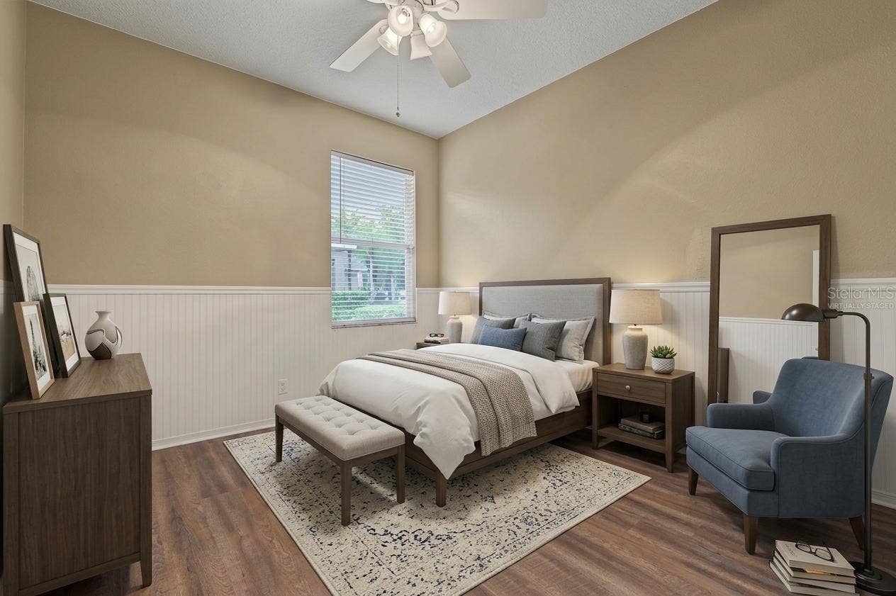 Guest  BedroomVirtually Staged
