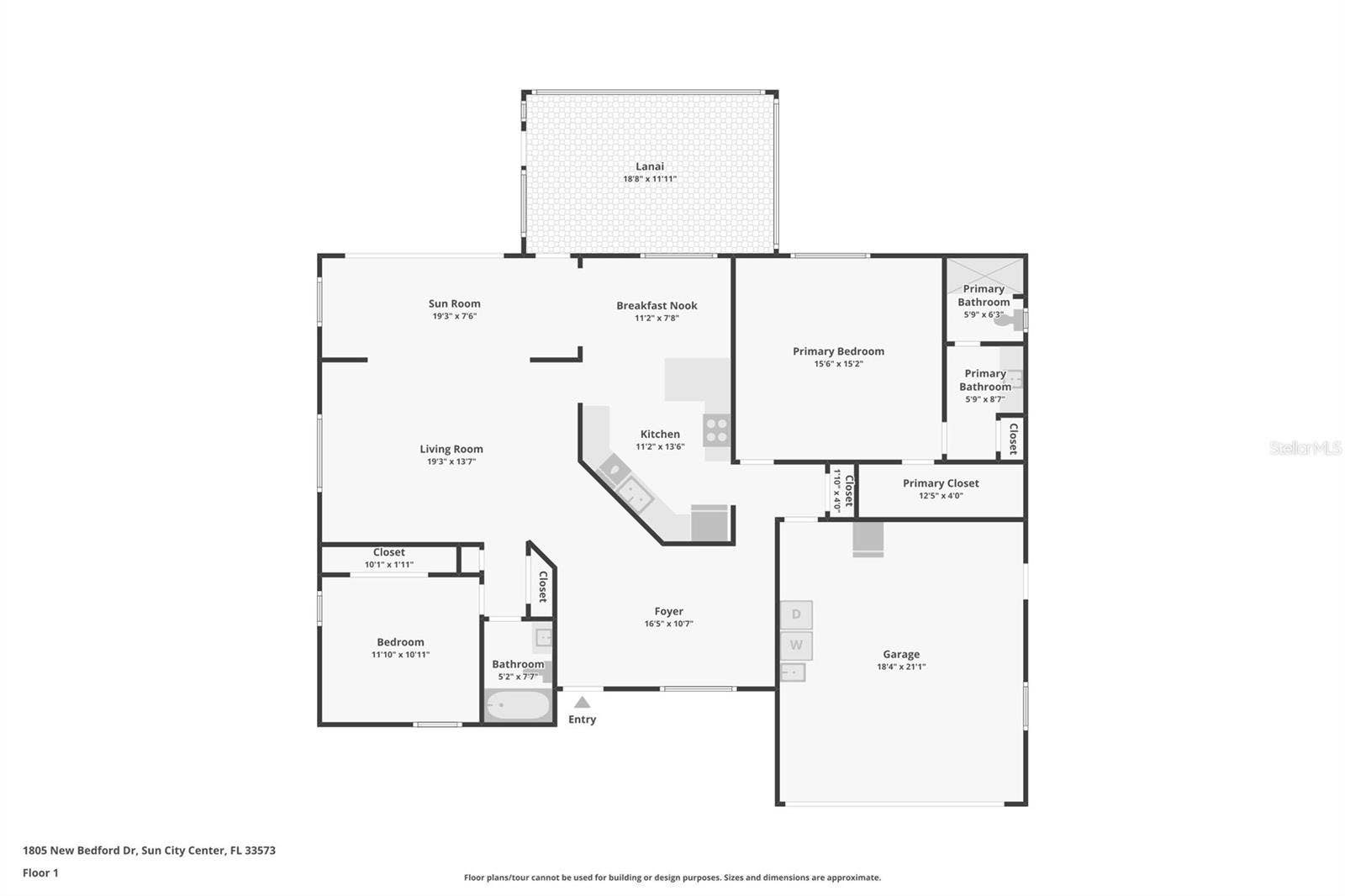1805 NEW BEDFORD DRIVE, Sun City Center, FL 33573 1805 NEW BEDFORD DRIVE, Sun City Center, FL 33573