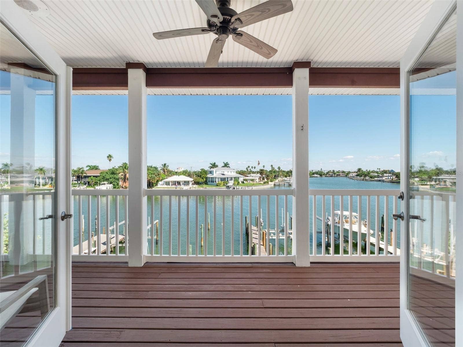 Primary Private covered outdoor deck