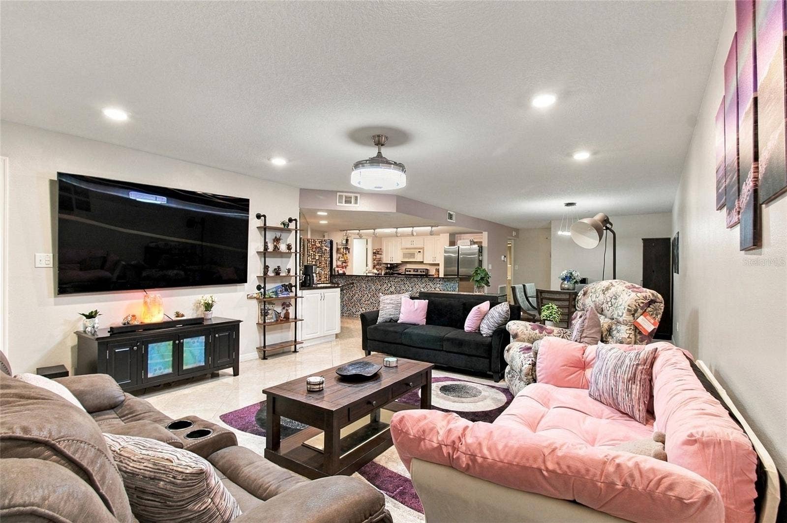 2511 DOLLY BAY DRIVE, #104, Palm Harbor, FL 34684 Living Room