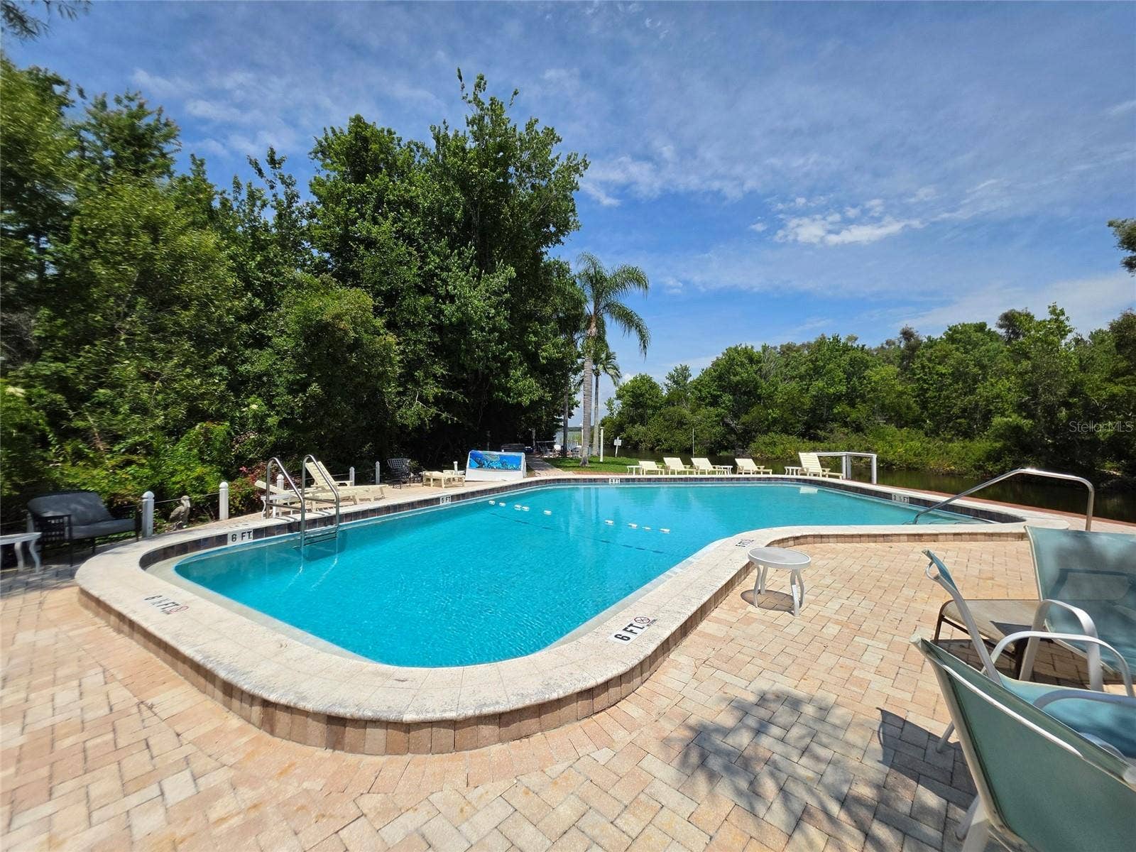 2511 DOLLY BAY DRIVE, #104, Palm Harbor, FL 34684 Pool on Lake Tarpon