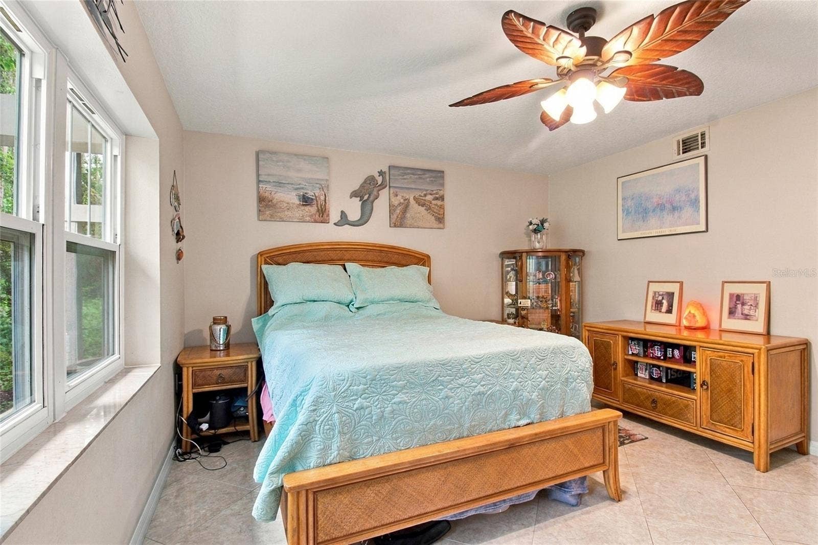 2511 DOLLY BAY DRIVE, #104, Palm Harbor, FL 34684 Primary Bedroom with Lush Nature Views